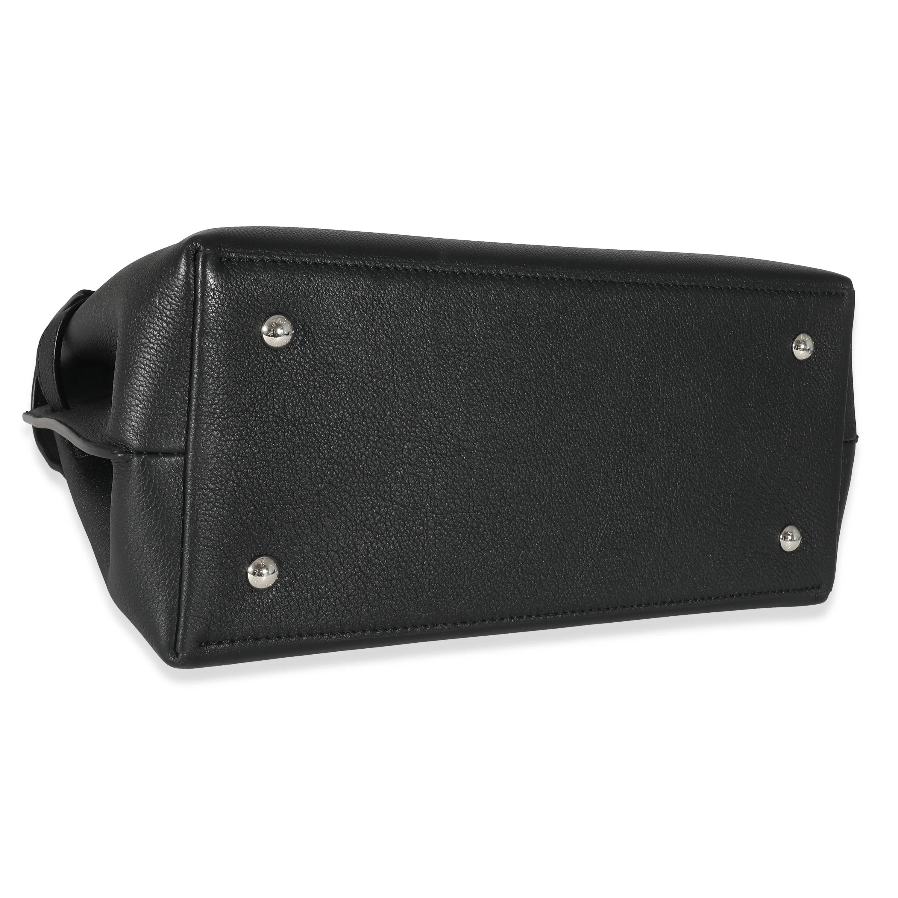 Louis Vuitton Black Grained Calfskin Lockme Ever MM - Image 6