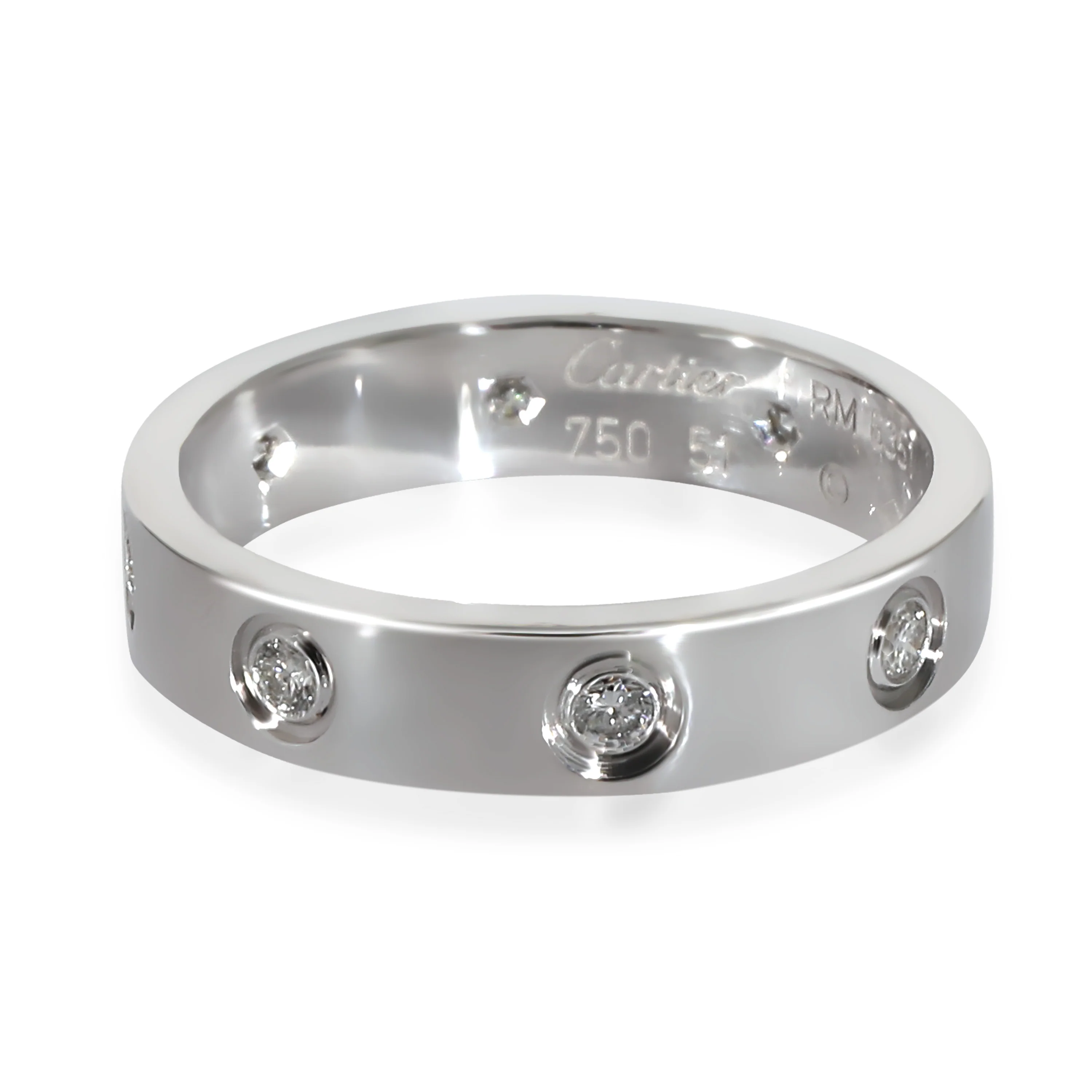 White Gold Small Model Love Ring