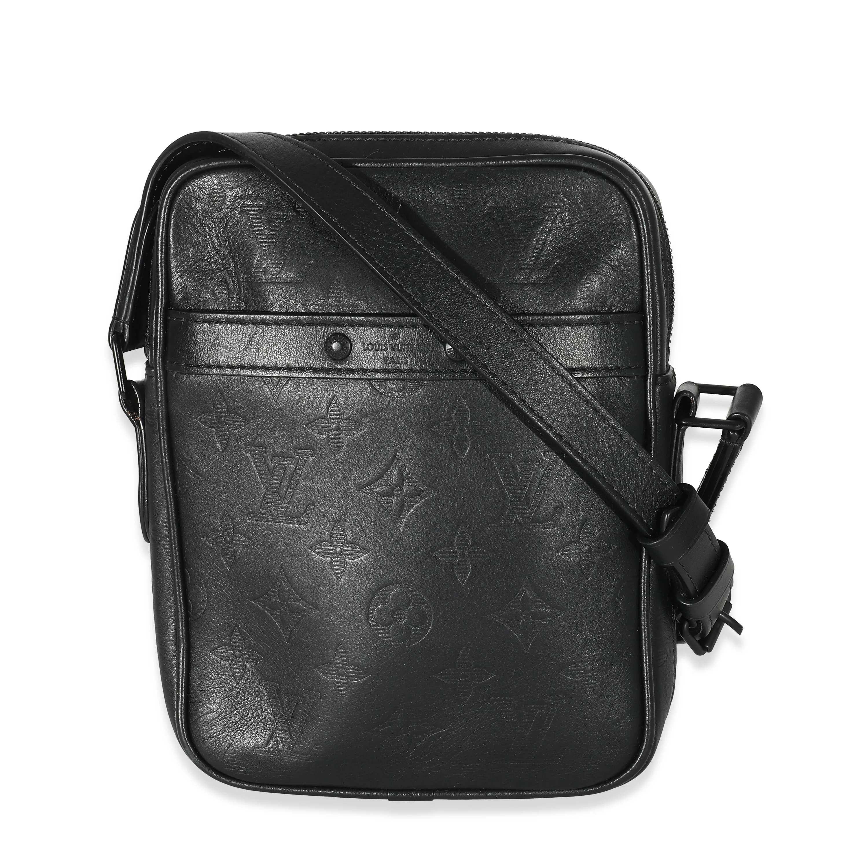 Louis Vuitton Black Monogram Shadow Danube PM