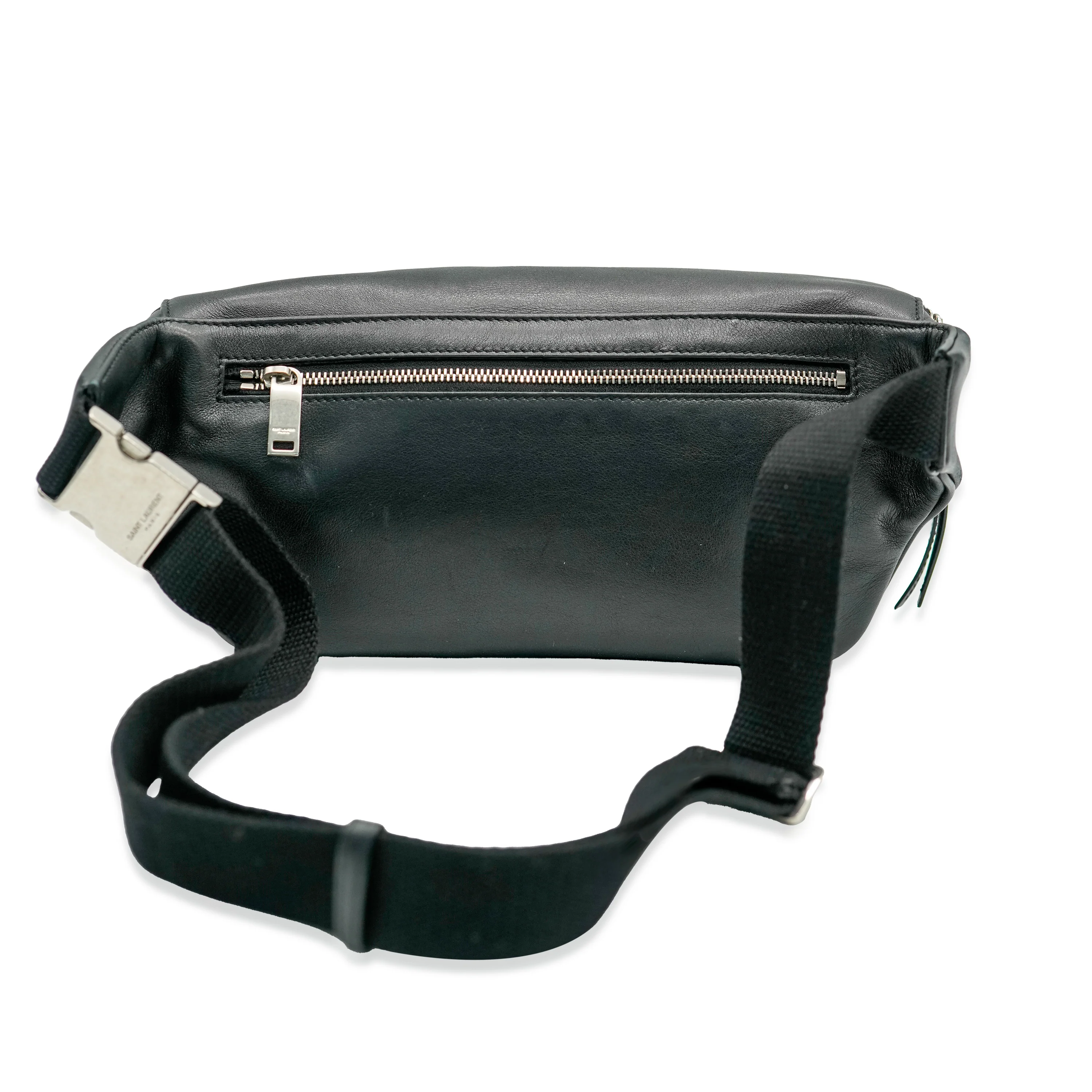 Saint Laurent Black Leather Marsupio Belt Bag - Image 5