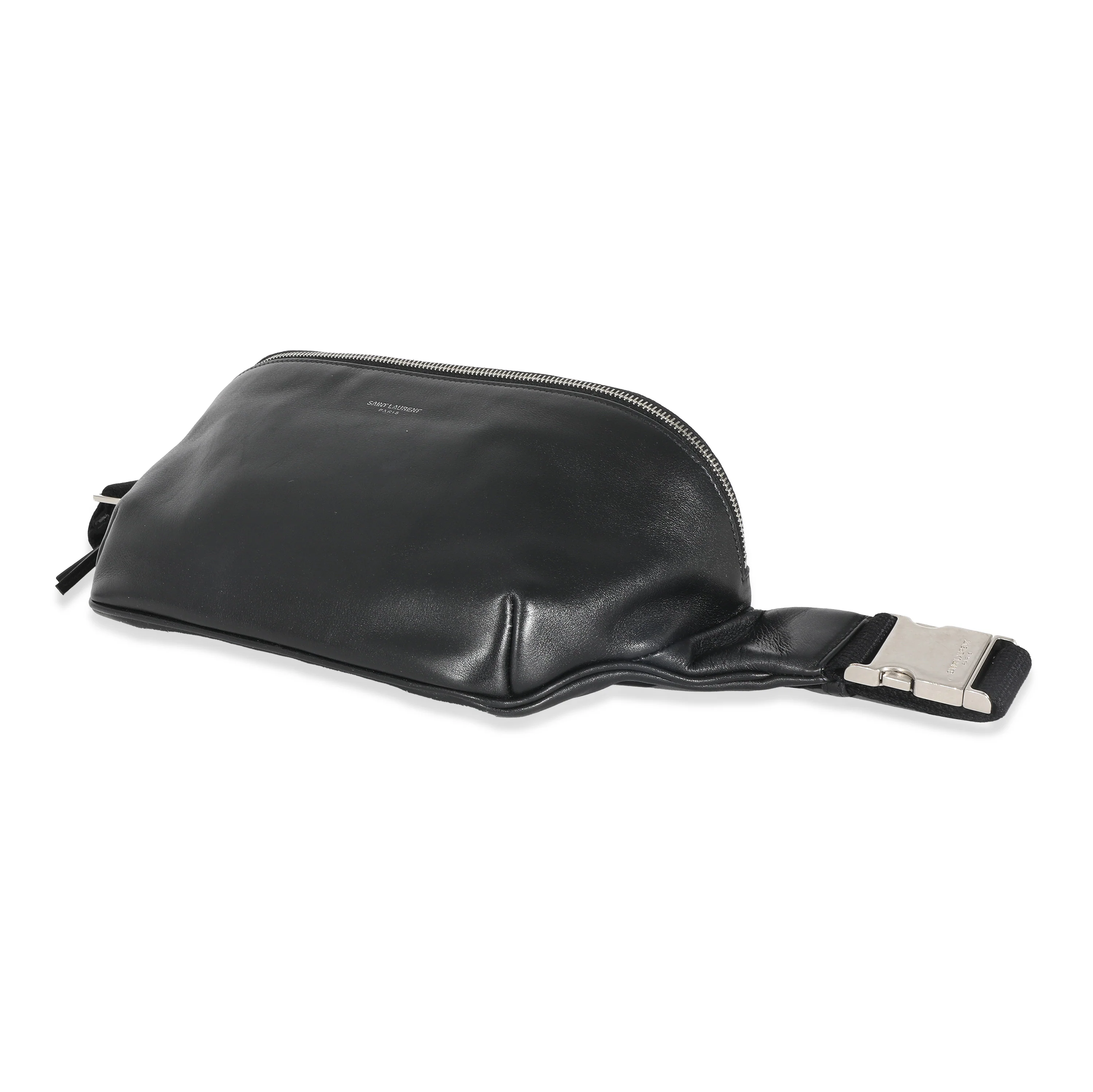 Saint Laurent Black Leather Marsupio Belt Bag - Image 6