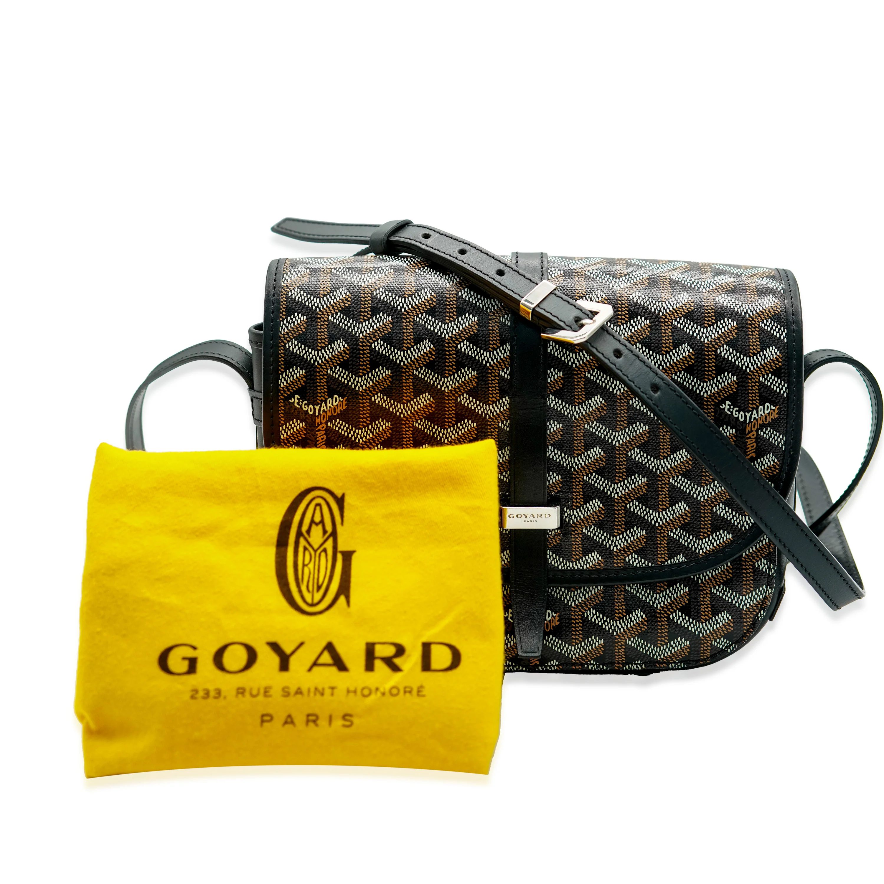 Goyard Black Goyardine Canvas Belvedere II Messenger PM - Image 8