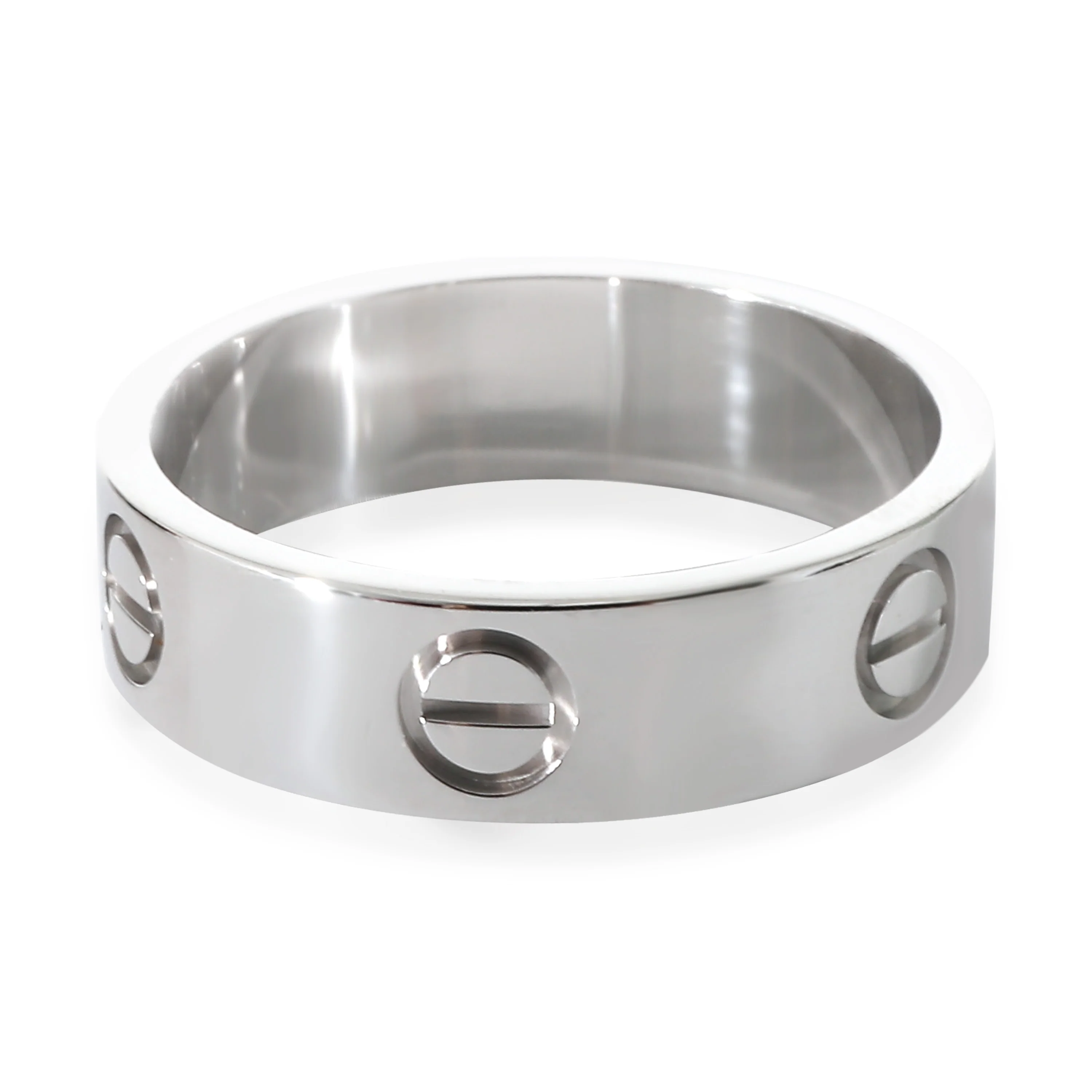 Cartier Love Ring in 18k Karat White Gold - Image 3