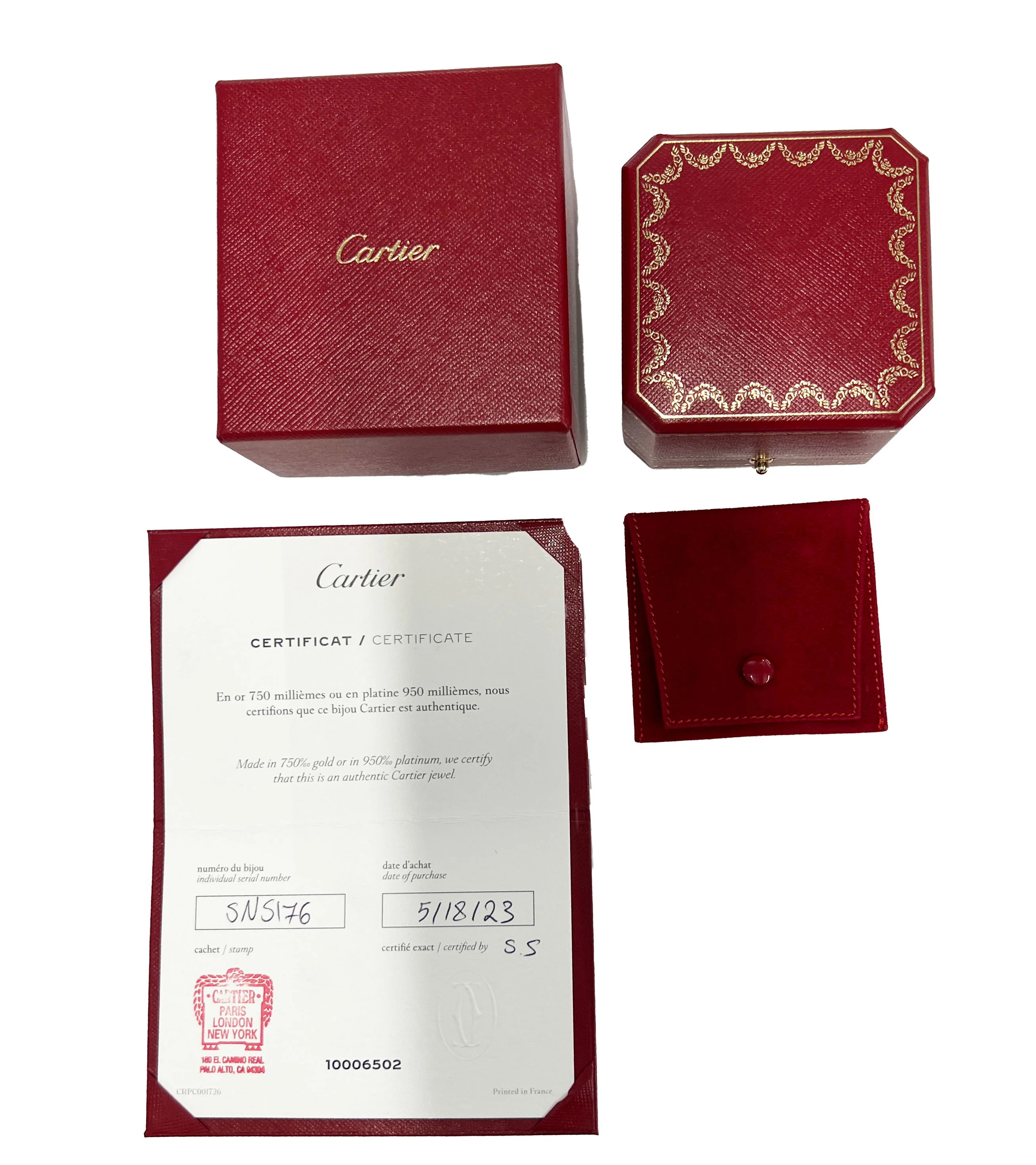 Cartier Love Ring in 18k Karat White Gold - Image 4