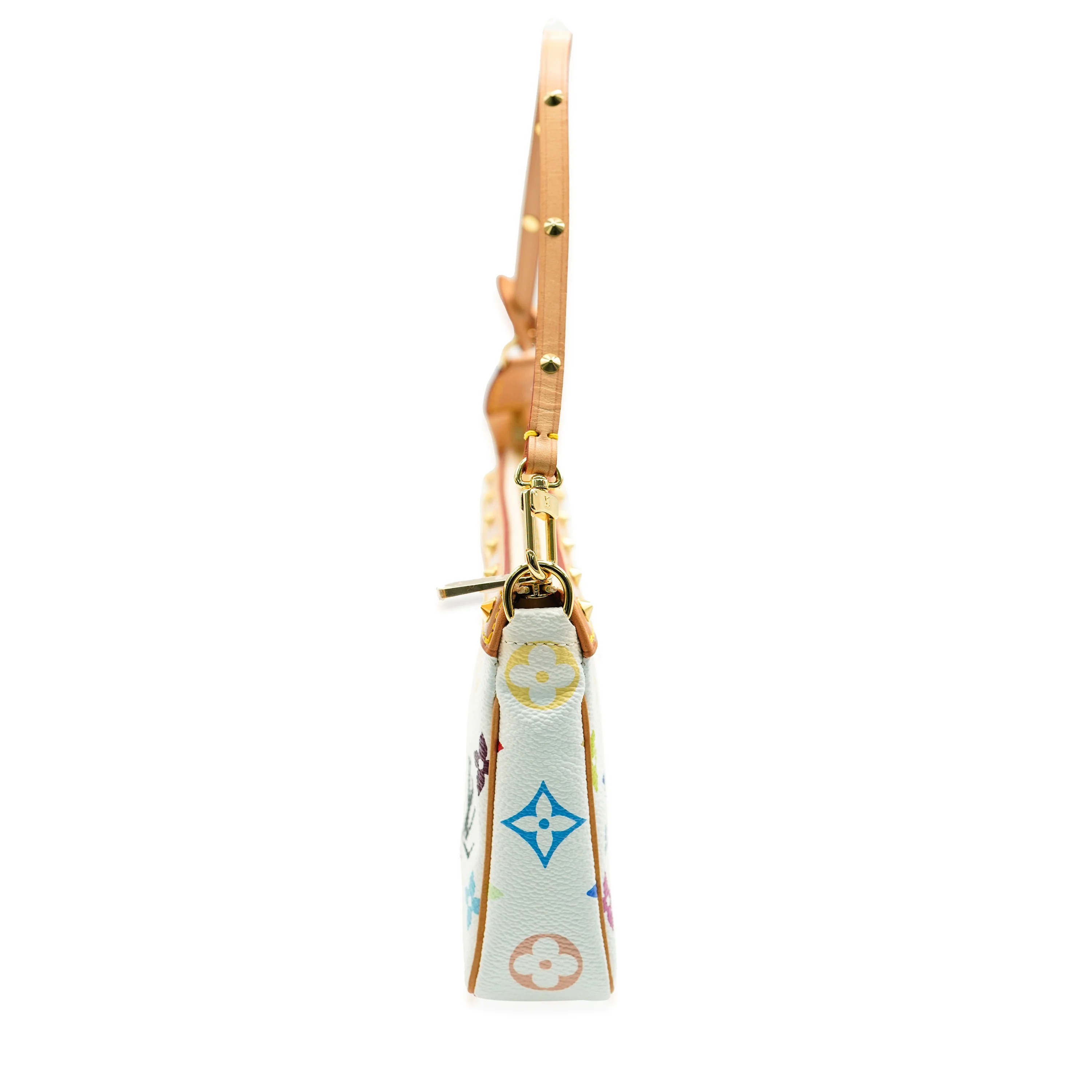 Louis Vuitton White Monogram Multicolore Canvas Pochette Accessoires - Image 9