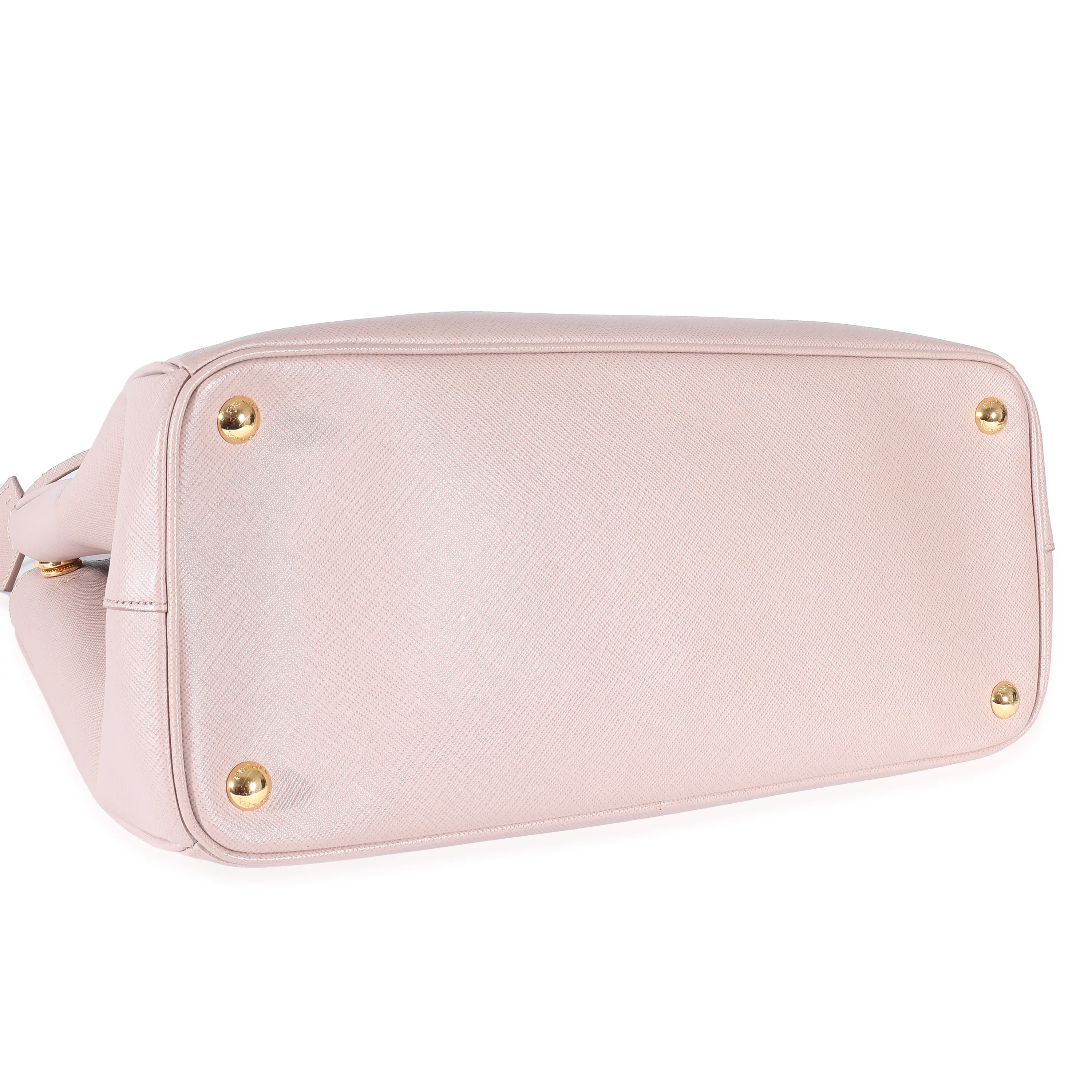 Prada Pink Saffiano Lux Galleria Double Zip Tote - Image 5