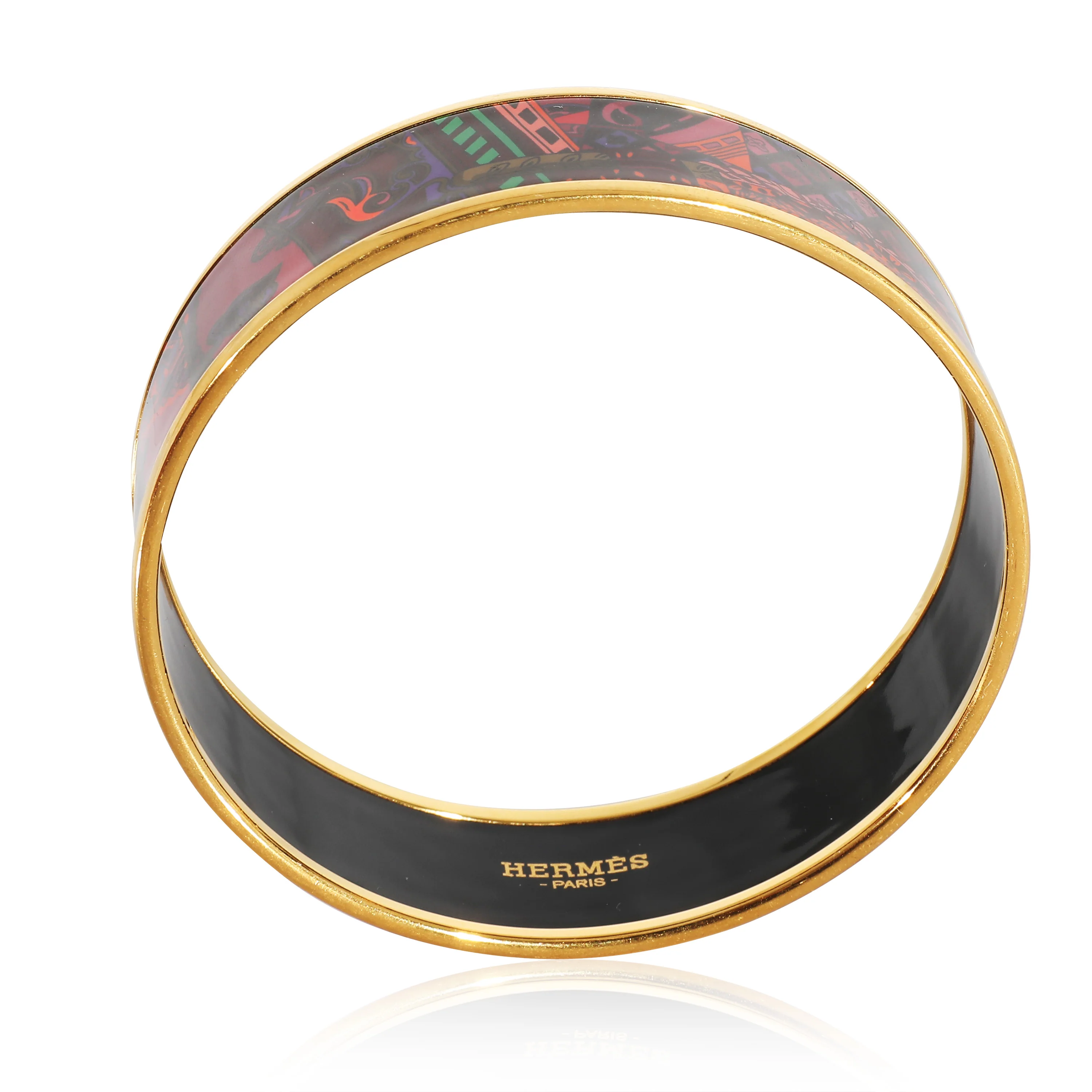 Enamel Abstract Pattern Printed Wide Bangle 62 - Image 4