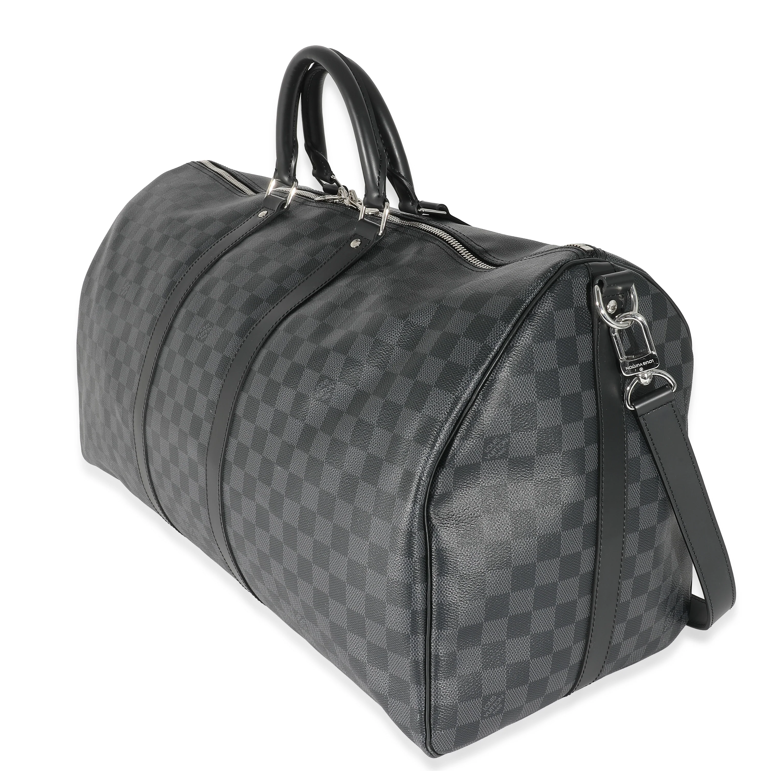 Louis Vuitton Damier Graphite Canvas Keepall Bandoulière 55 - Image 2