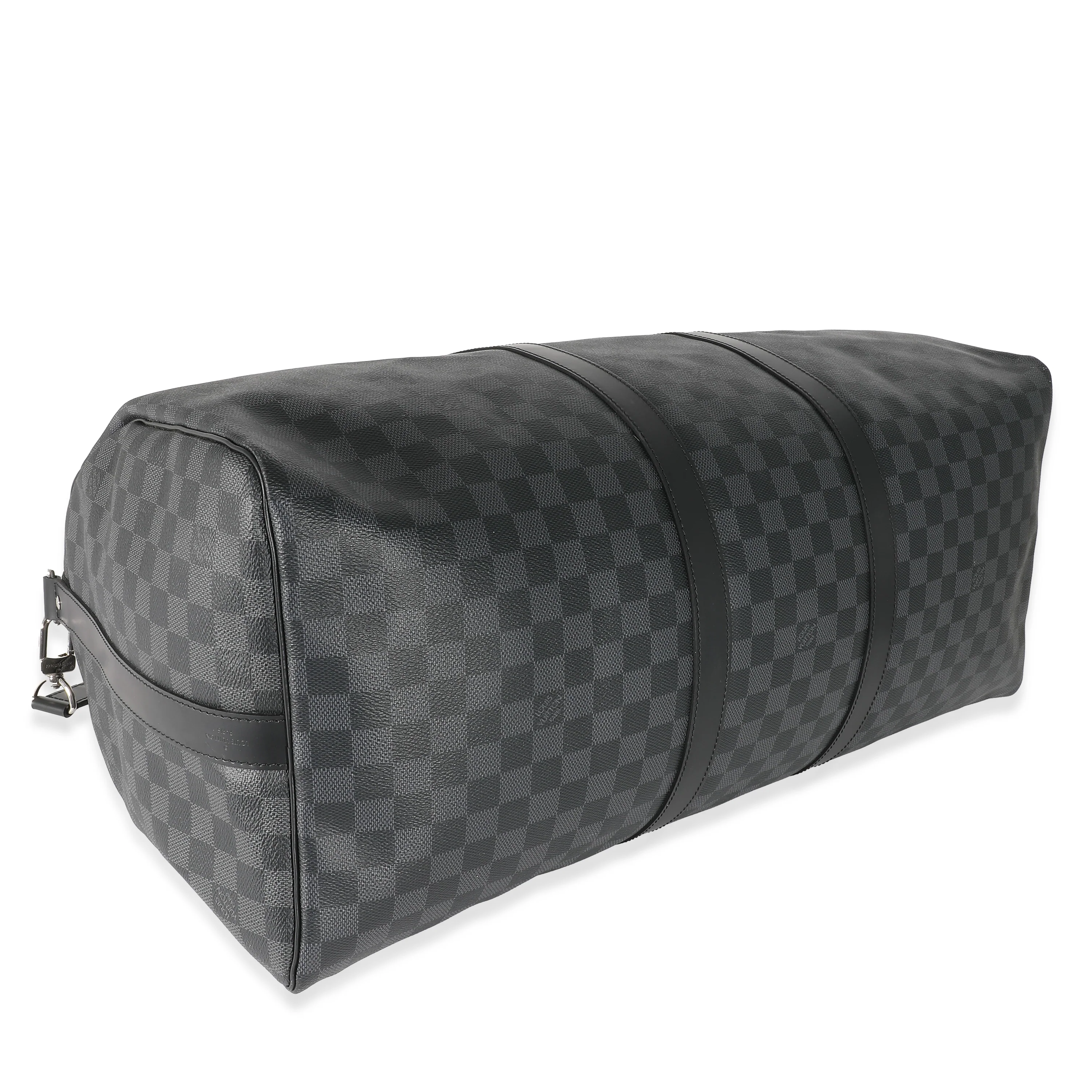 Louis Vuitton Damier Graphite Canvas Keepall Bandoulière 55 - Image 6