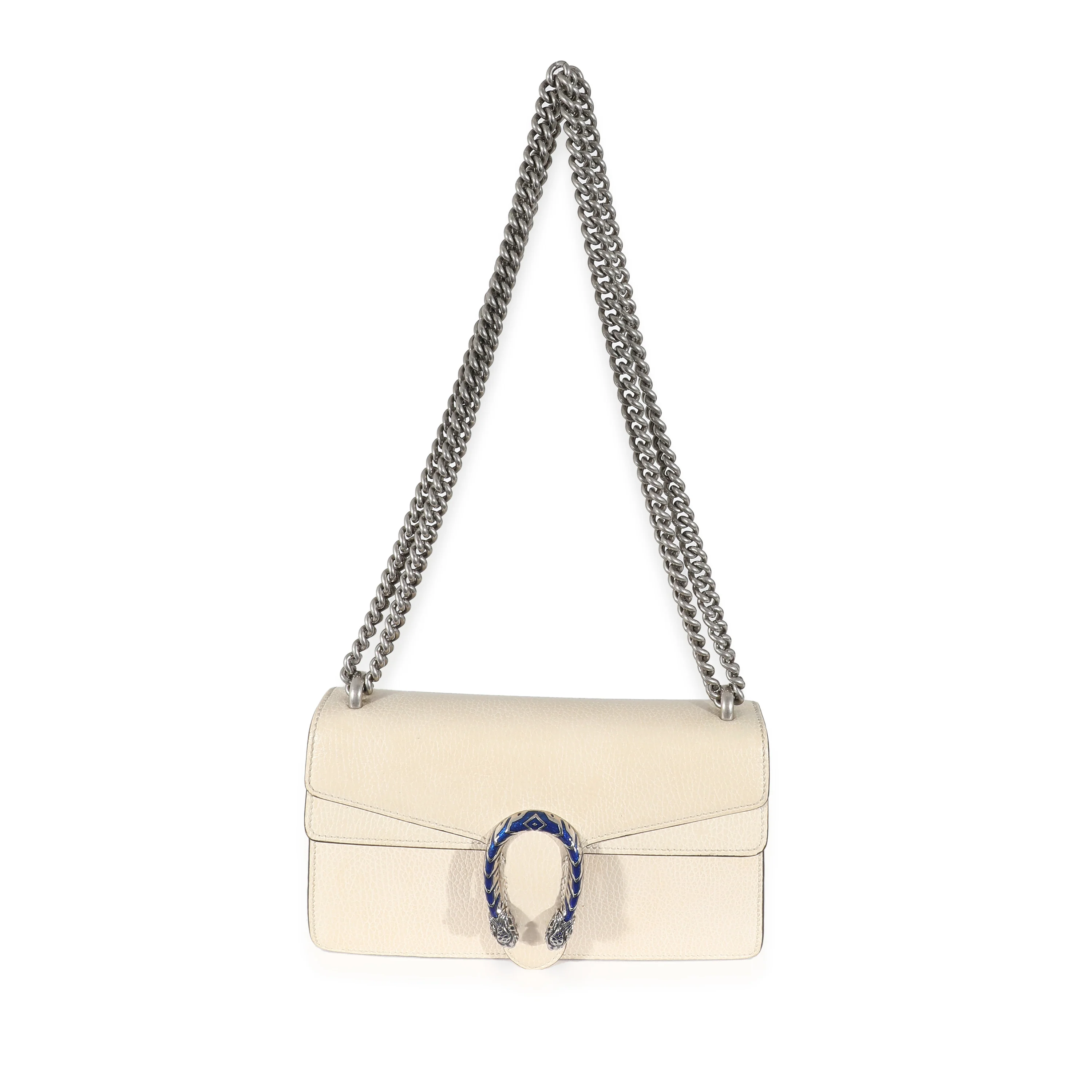 Gucci White Leather Small Dionysus - Image 8