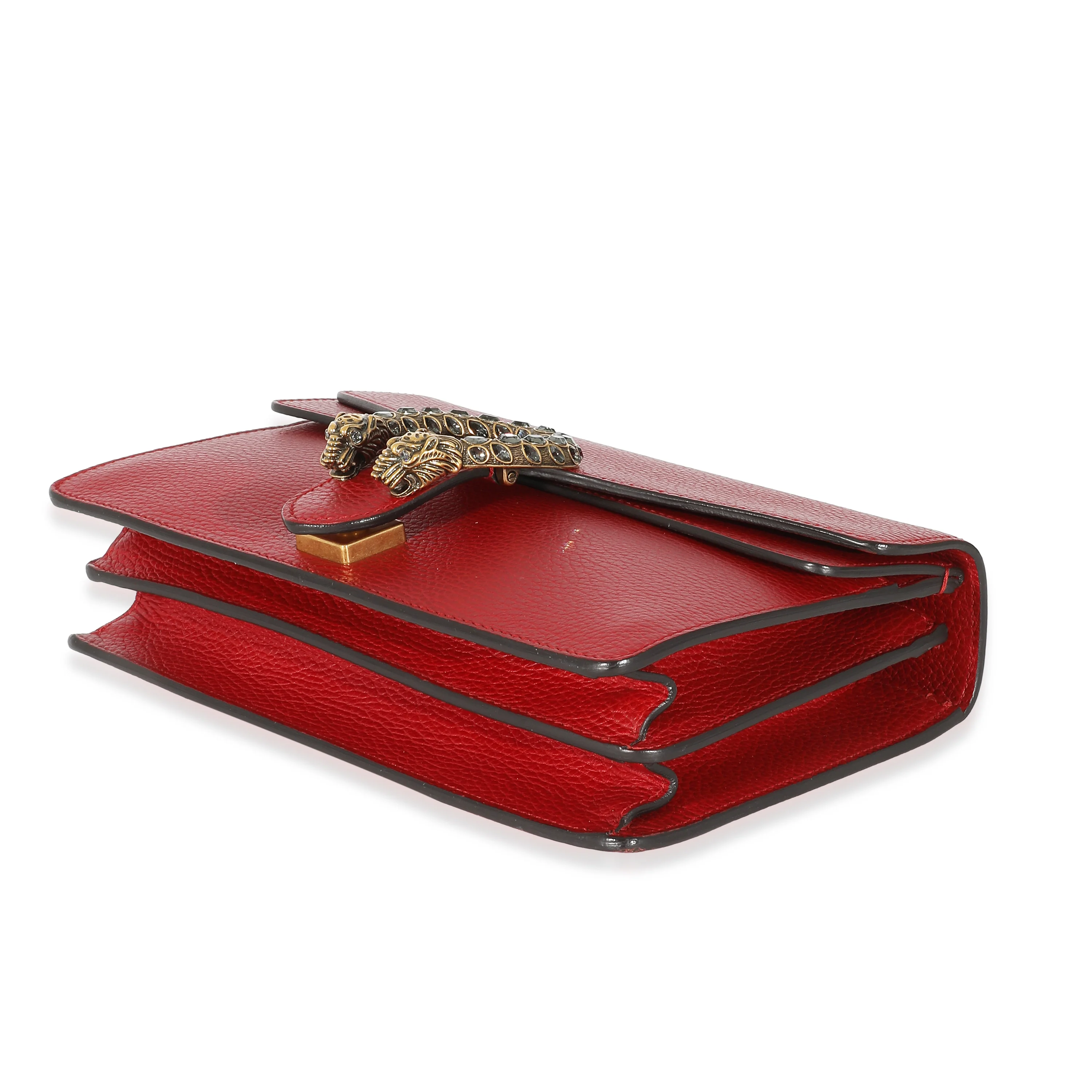 Gucci Red Leather Small Dionysus - Image 5