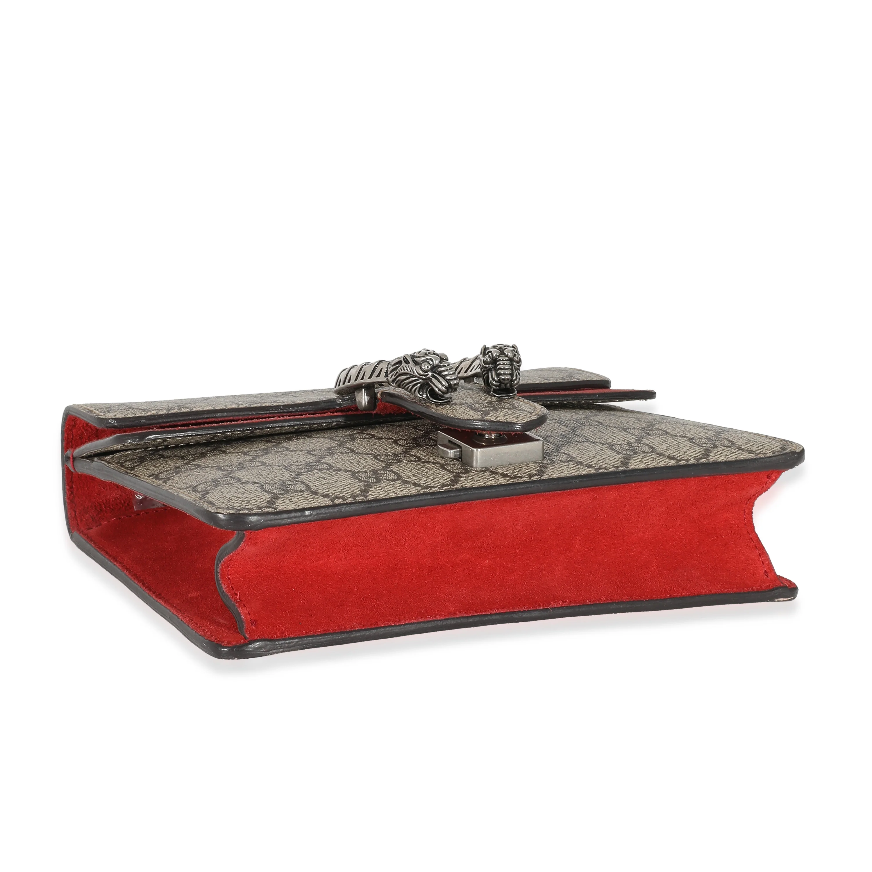 Gucci Red Suede GG Supreme Mini Dionysus - Image 4