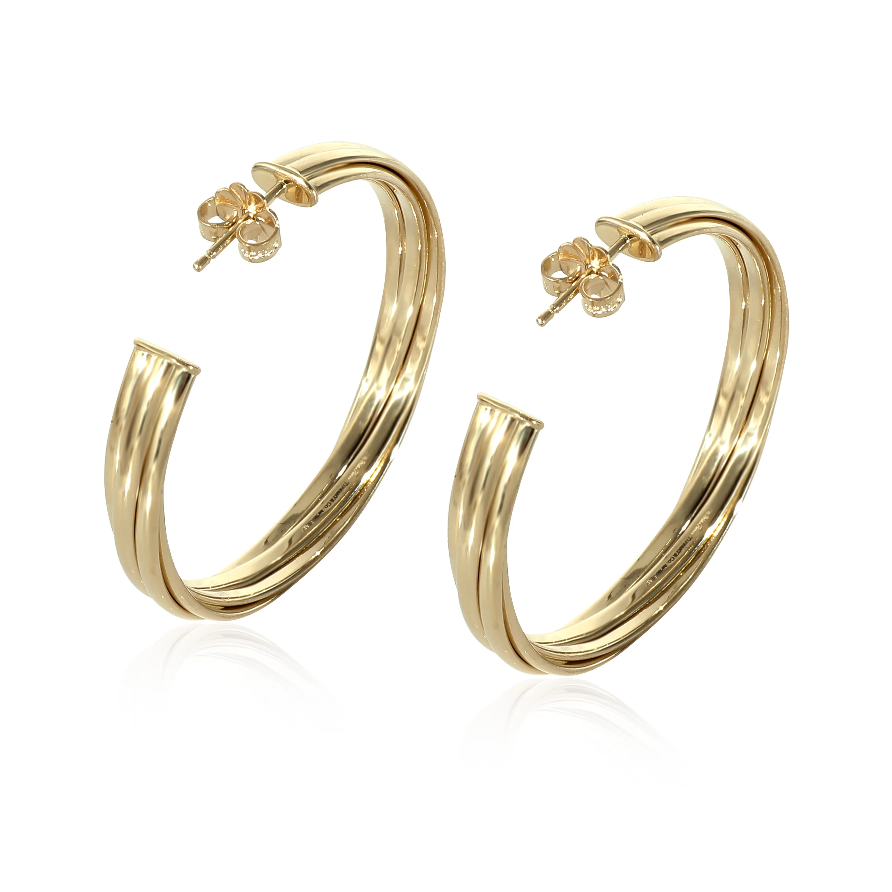 Paloma Picasso Melody Hoop Earring in 18K Yellow Gold - Image 3