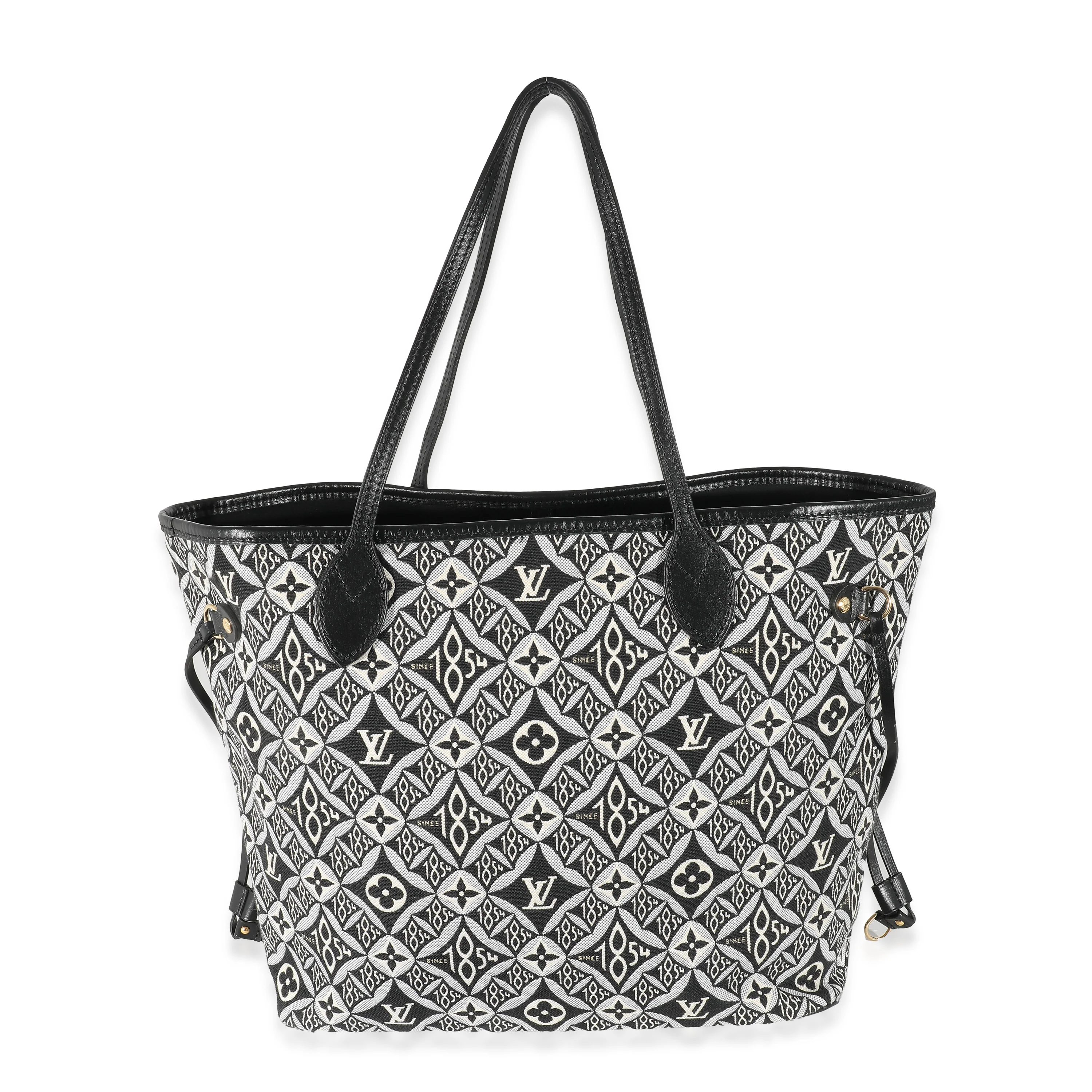 Black White Jacquard Since 1854 Neverfull MM