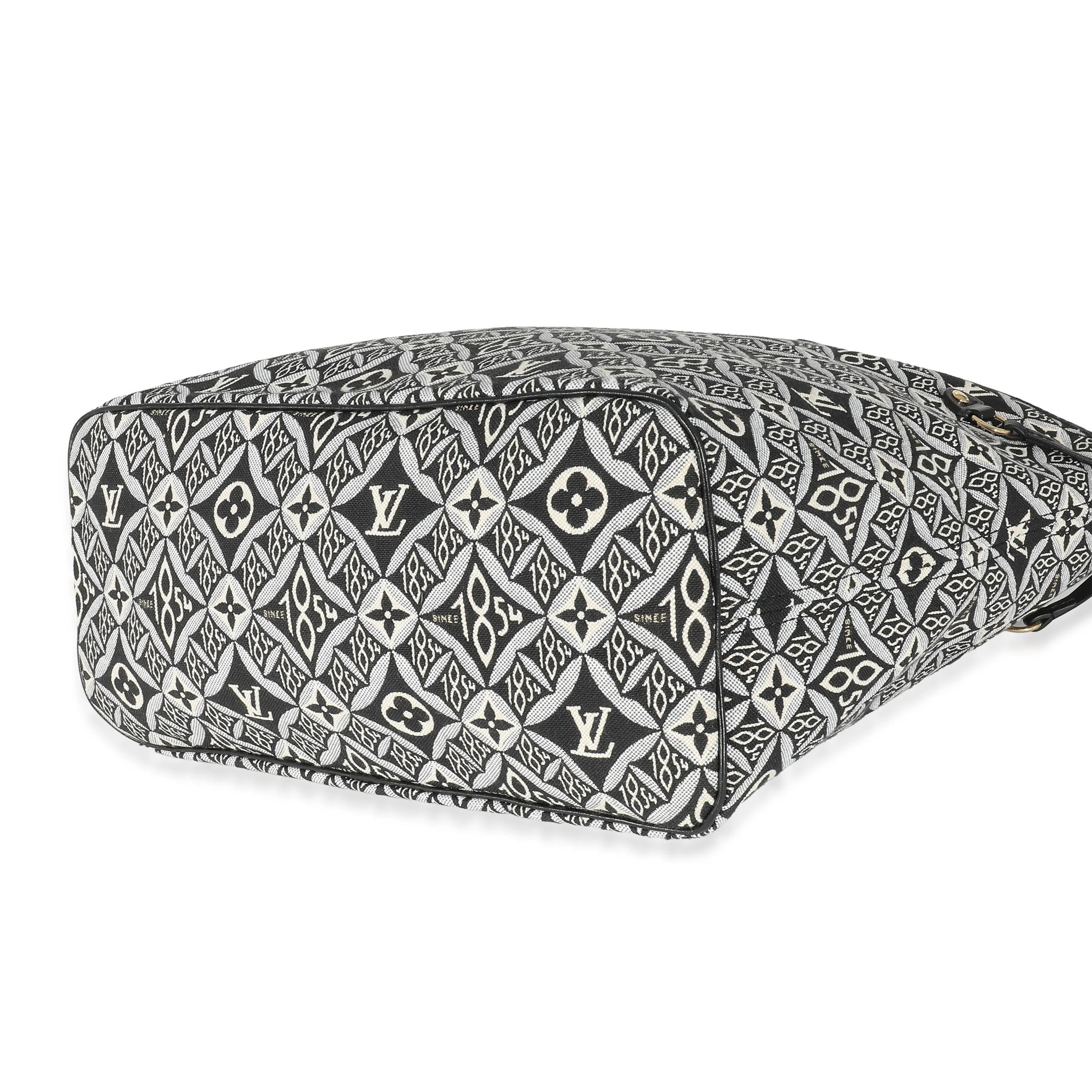 Black White Jacquard Since 1854 Neverfull MM - Image 6