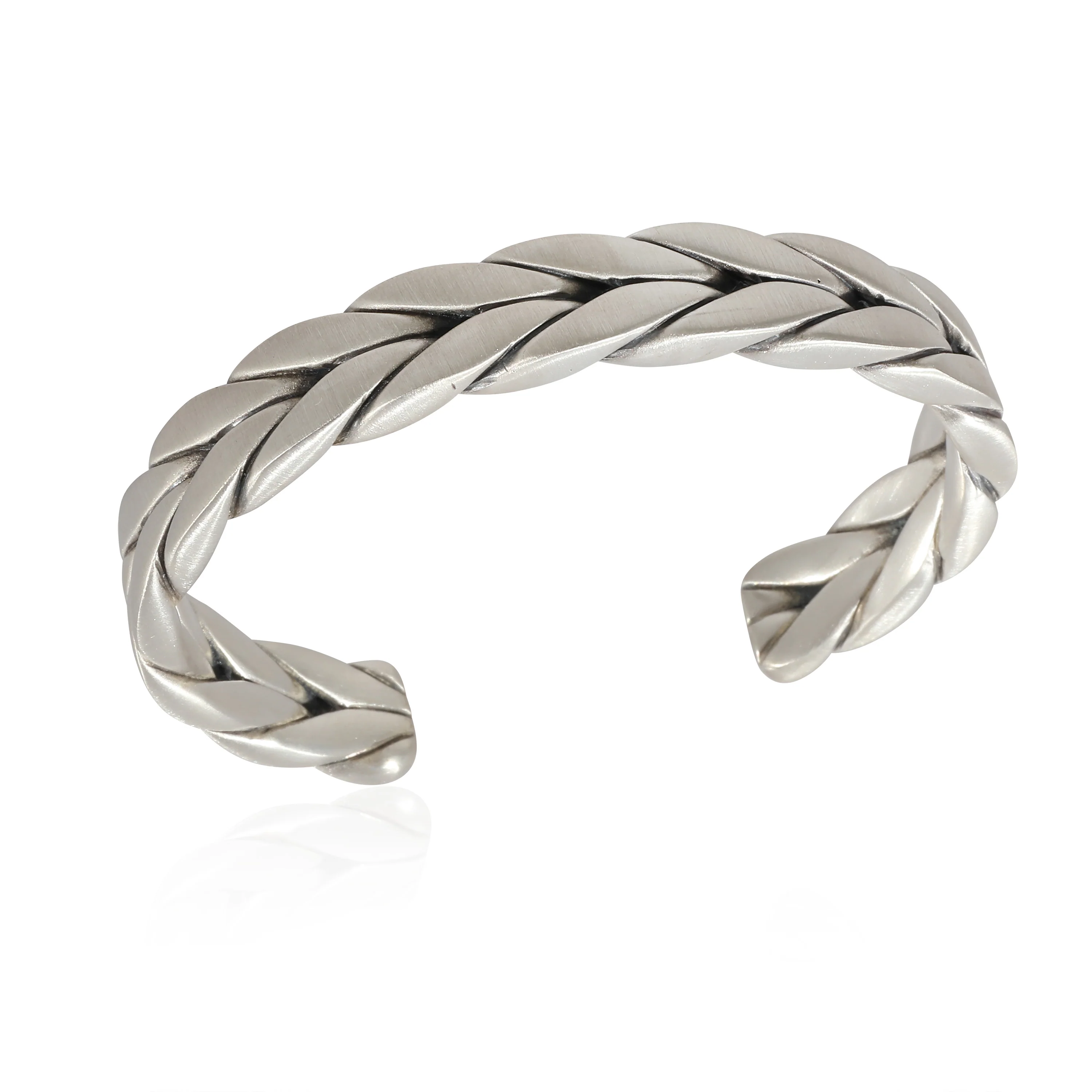 David Yurman Chevron Bracelet in Sterling Silver - Image 5
