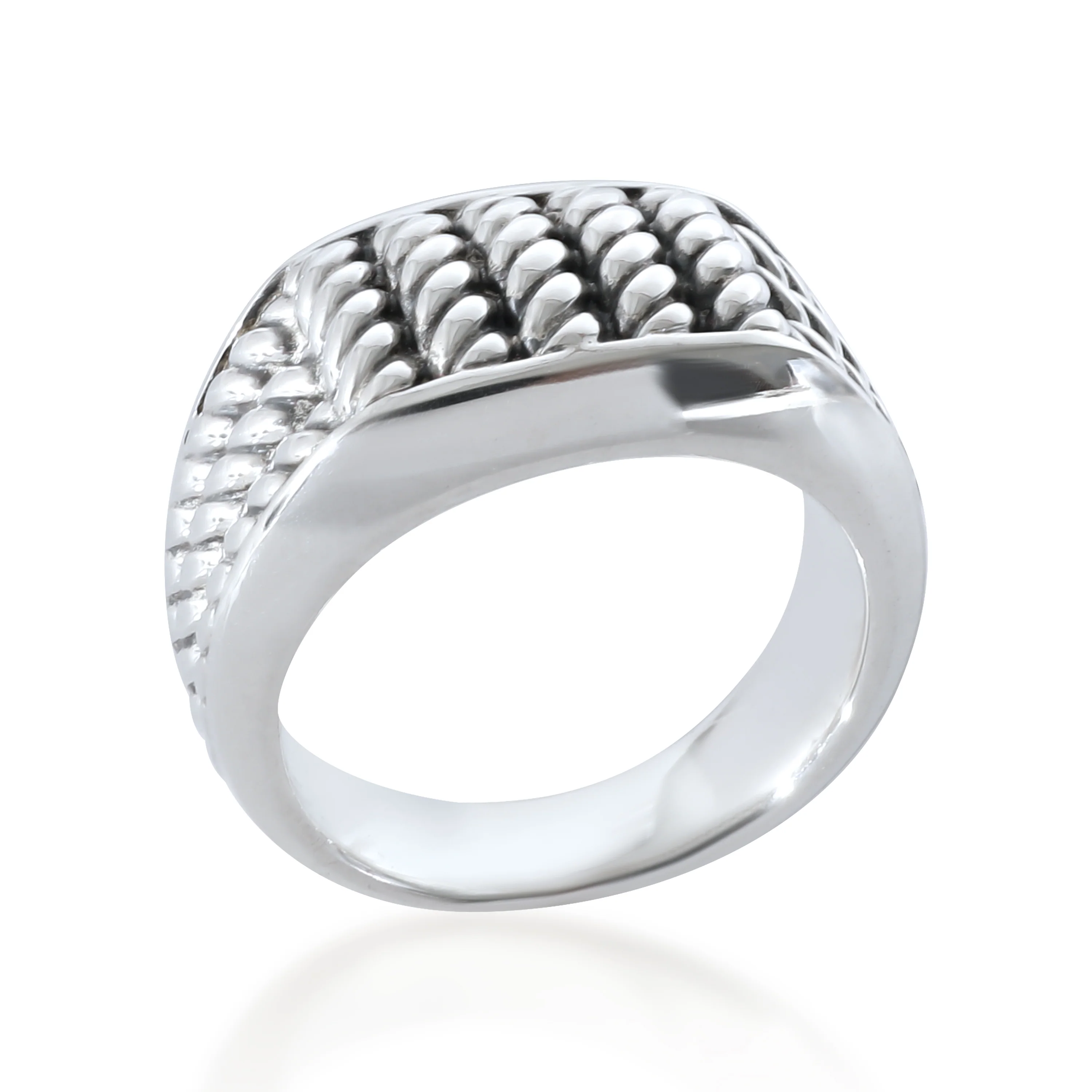 David Yurman Maritime Rope Ring in Sterling Silver - Image 6