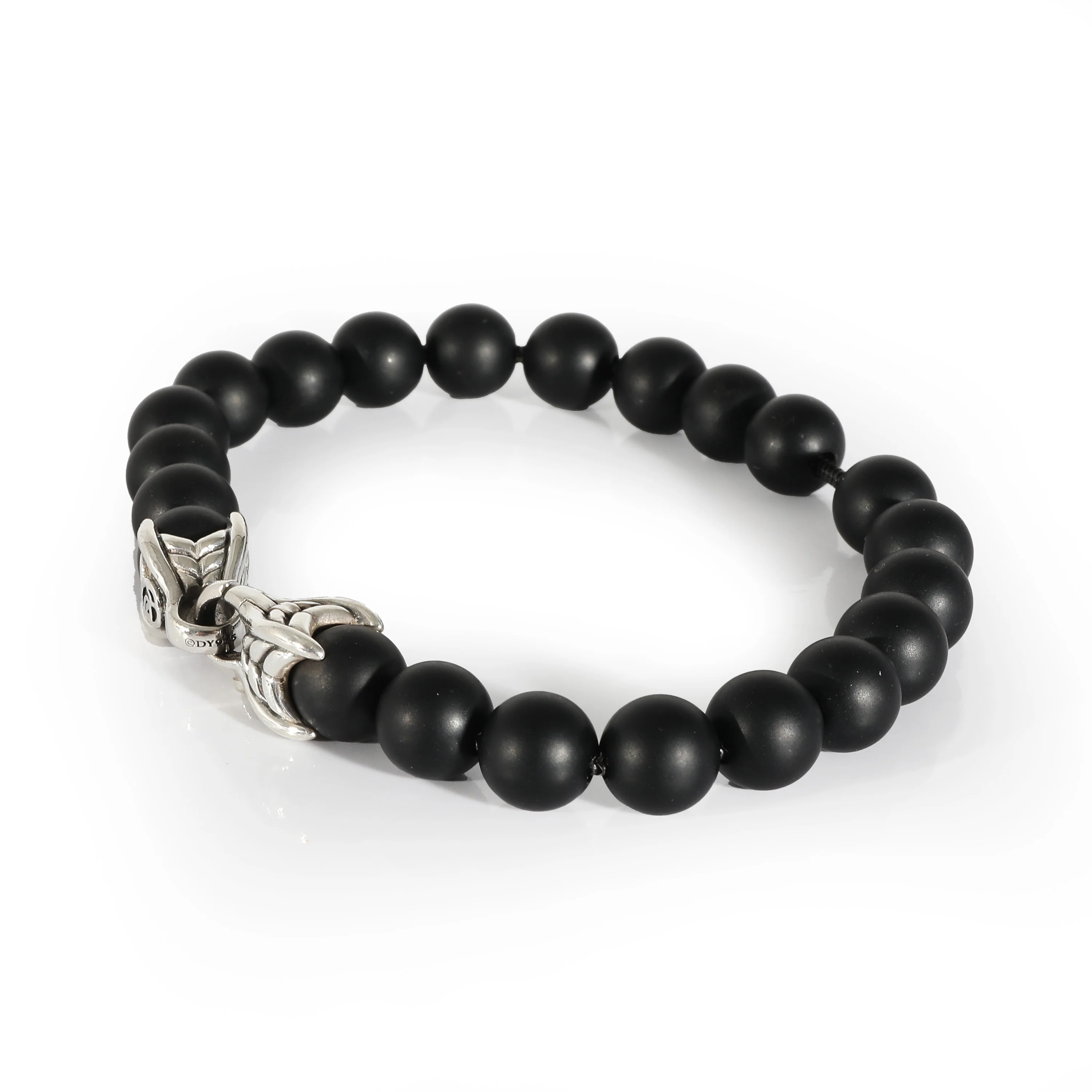 David Yurman Spiritual Beads Onyx Bracelet in Sterling Silver - Image 2