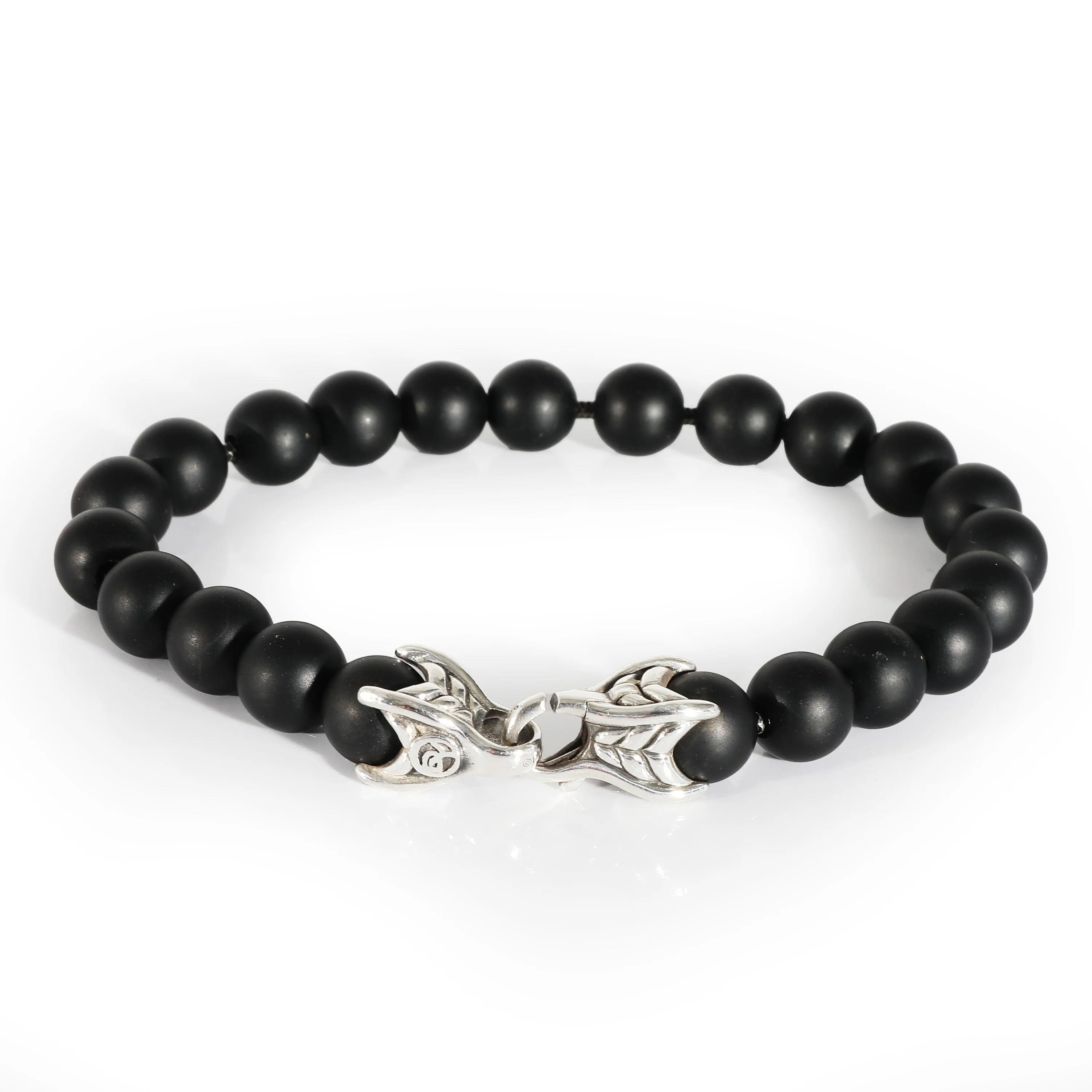 David Yurman Spiritual Beads Onyx Bracelet in Sterling Silver - Image 3