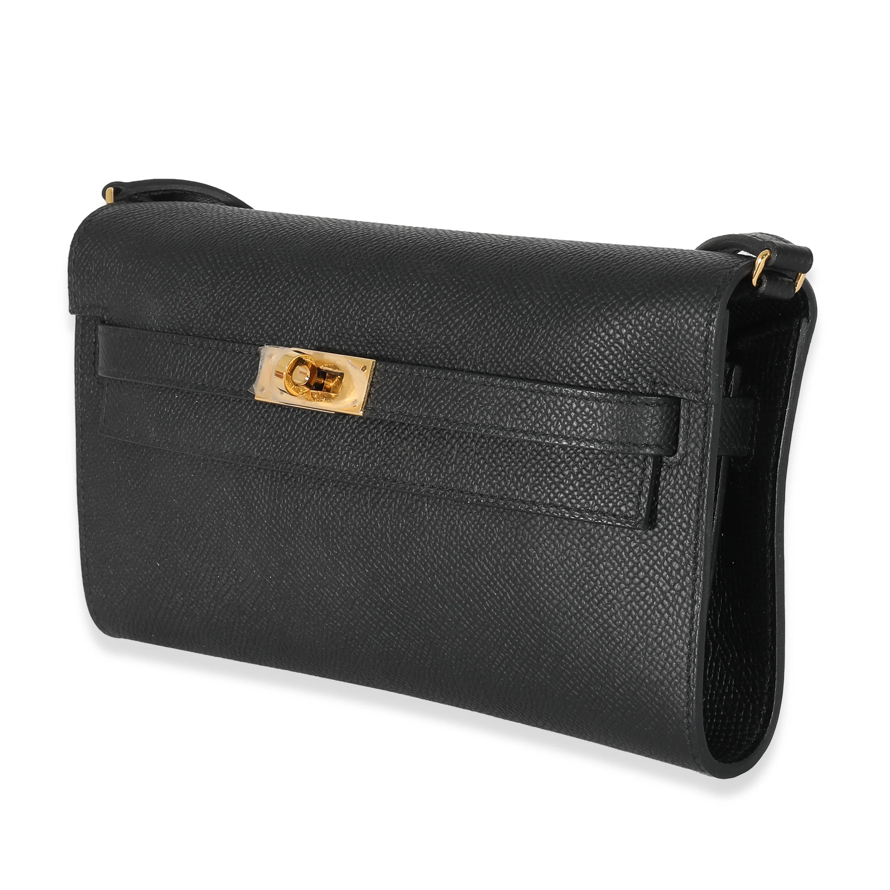 Hermès Black Epsom Kelly To Go GHW - Image 2