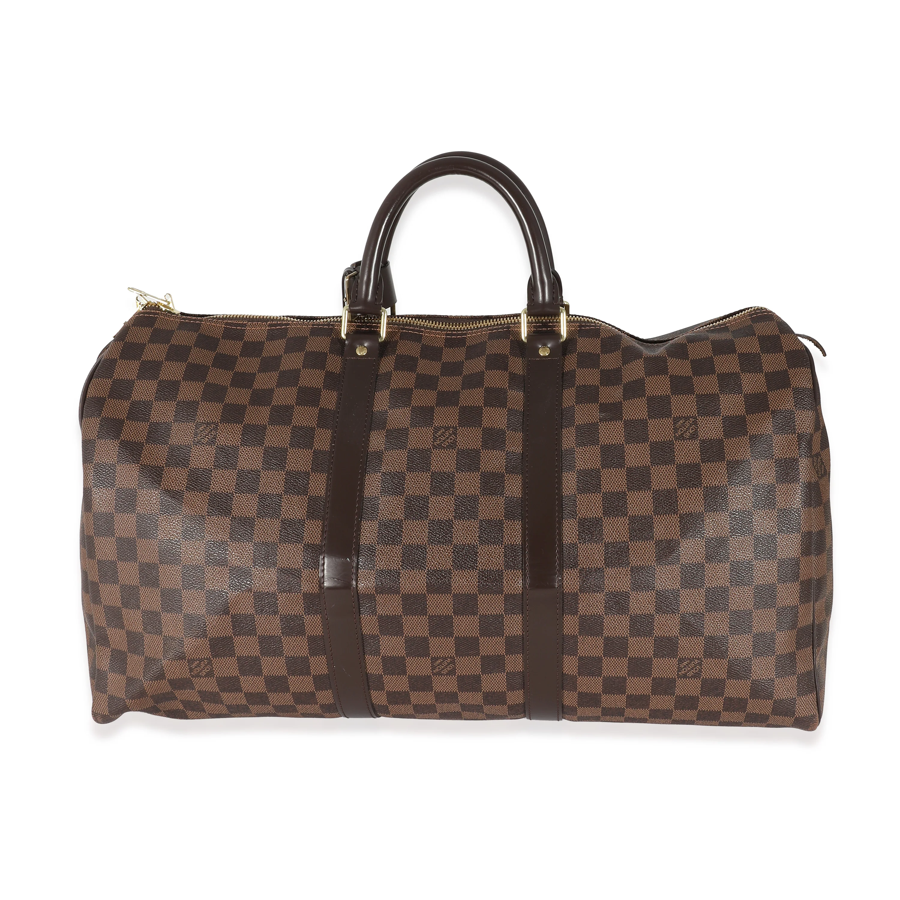 Louis Vuitton Damier Ebene Canvas Keepall 50
