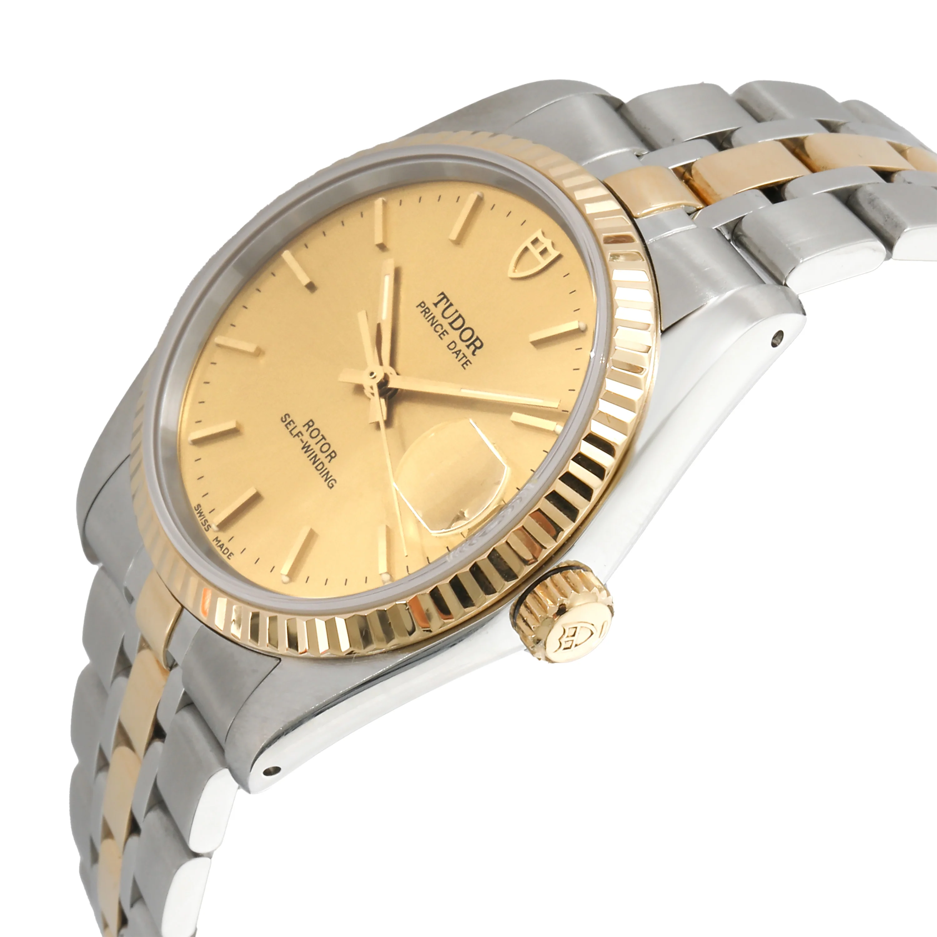 Tudor Prince Date 74033 Mens Watch in 18kt Stainless Steel/Yellow Gold - Image 3