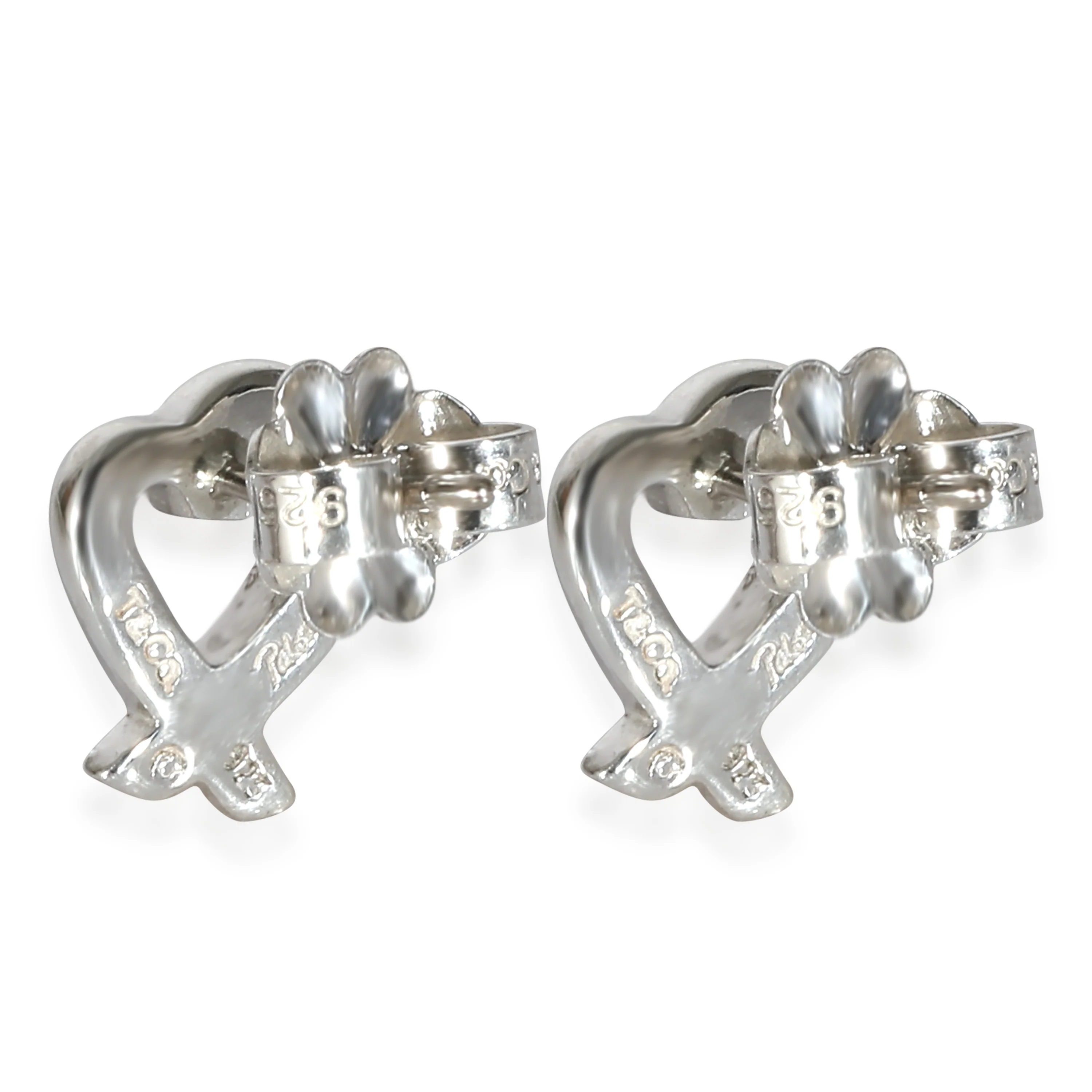 Tiffany & Co. Paloma Picasso 10 mm Loving Hearts Earrings in Sterling Silver - Image 3
