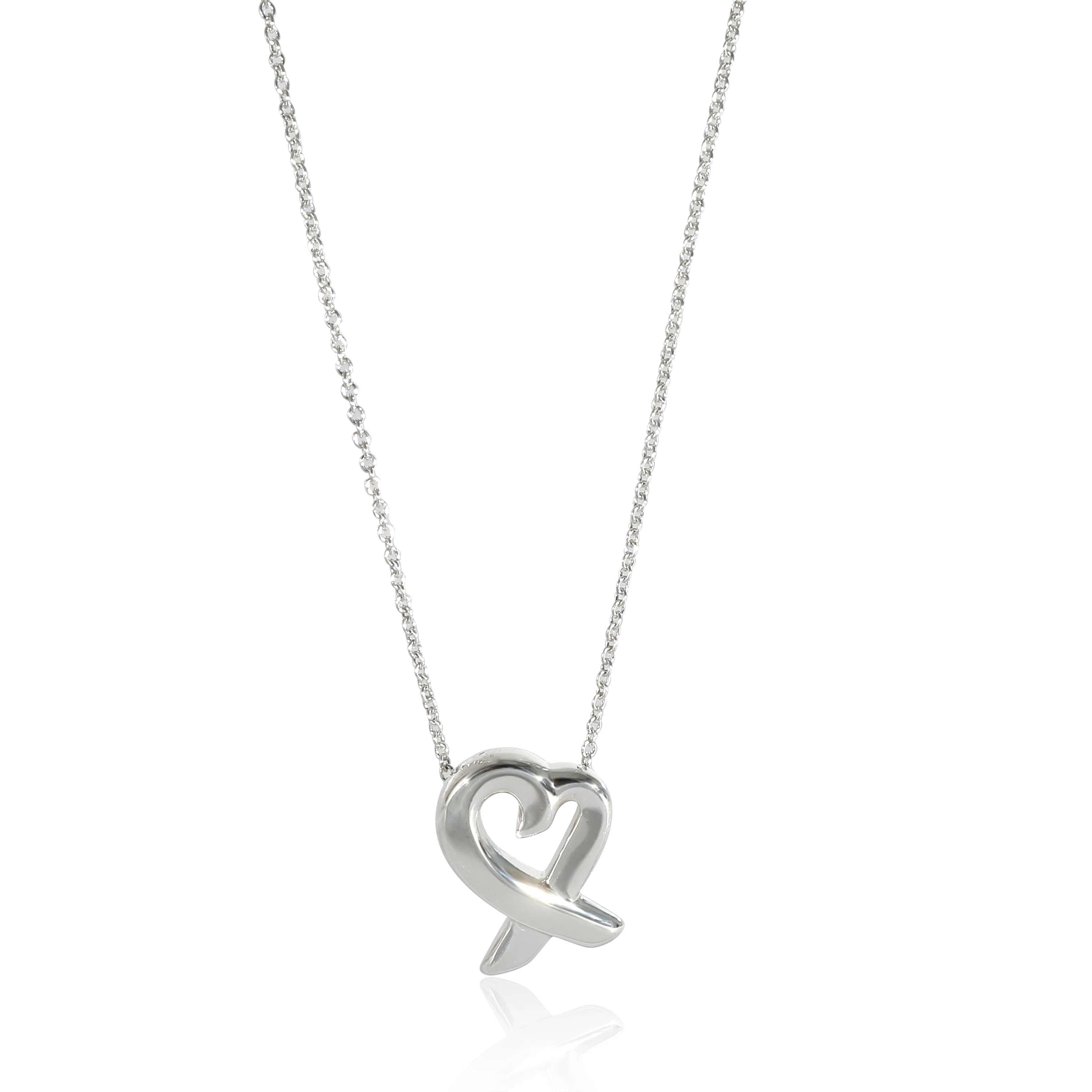 Tiffany & Co. Paloma Picasso Loving Heart Pendant in Sterling Silver