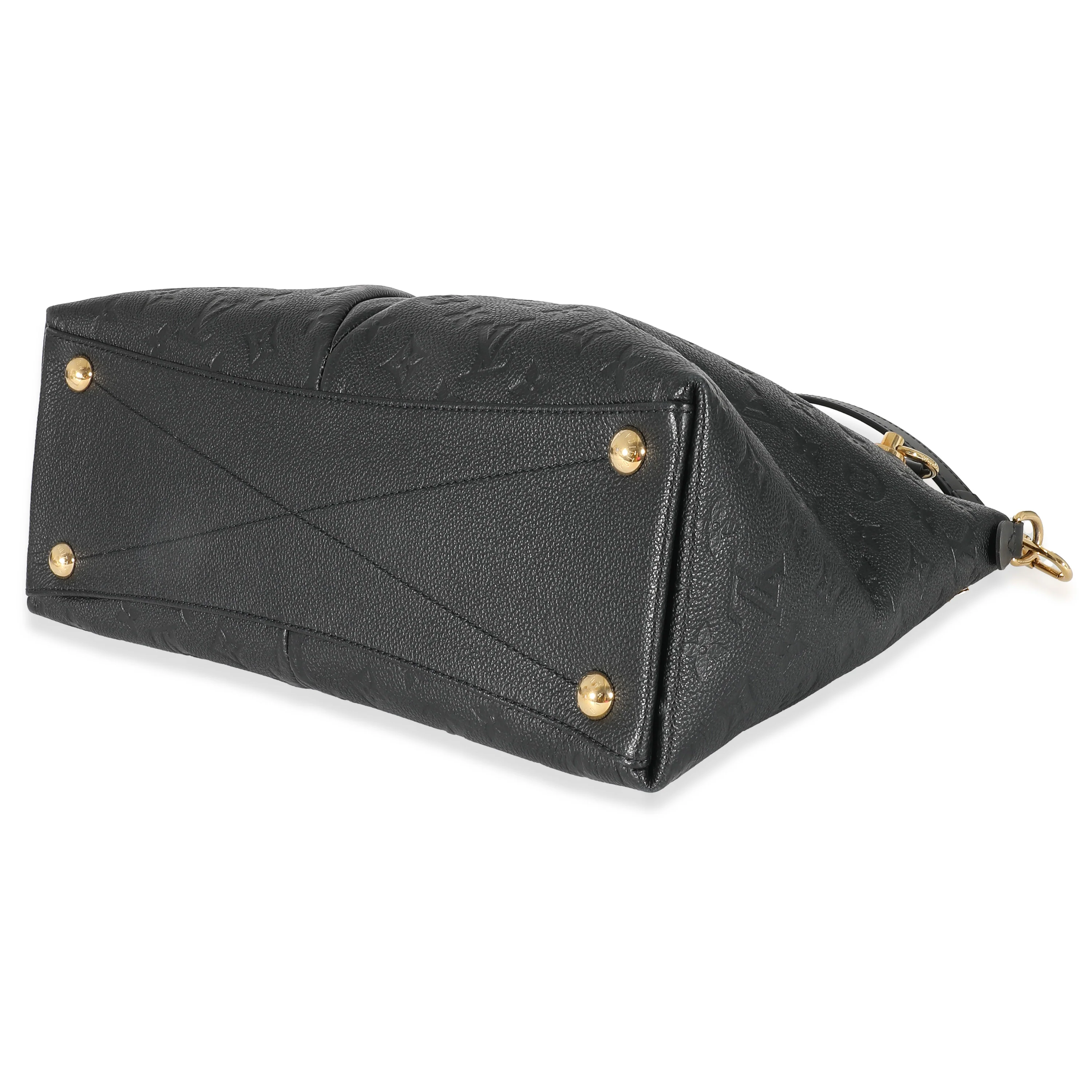 Louis Vuitton Black Monogram Empreinte V Tote MM - Image 7
