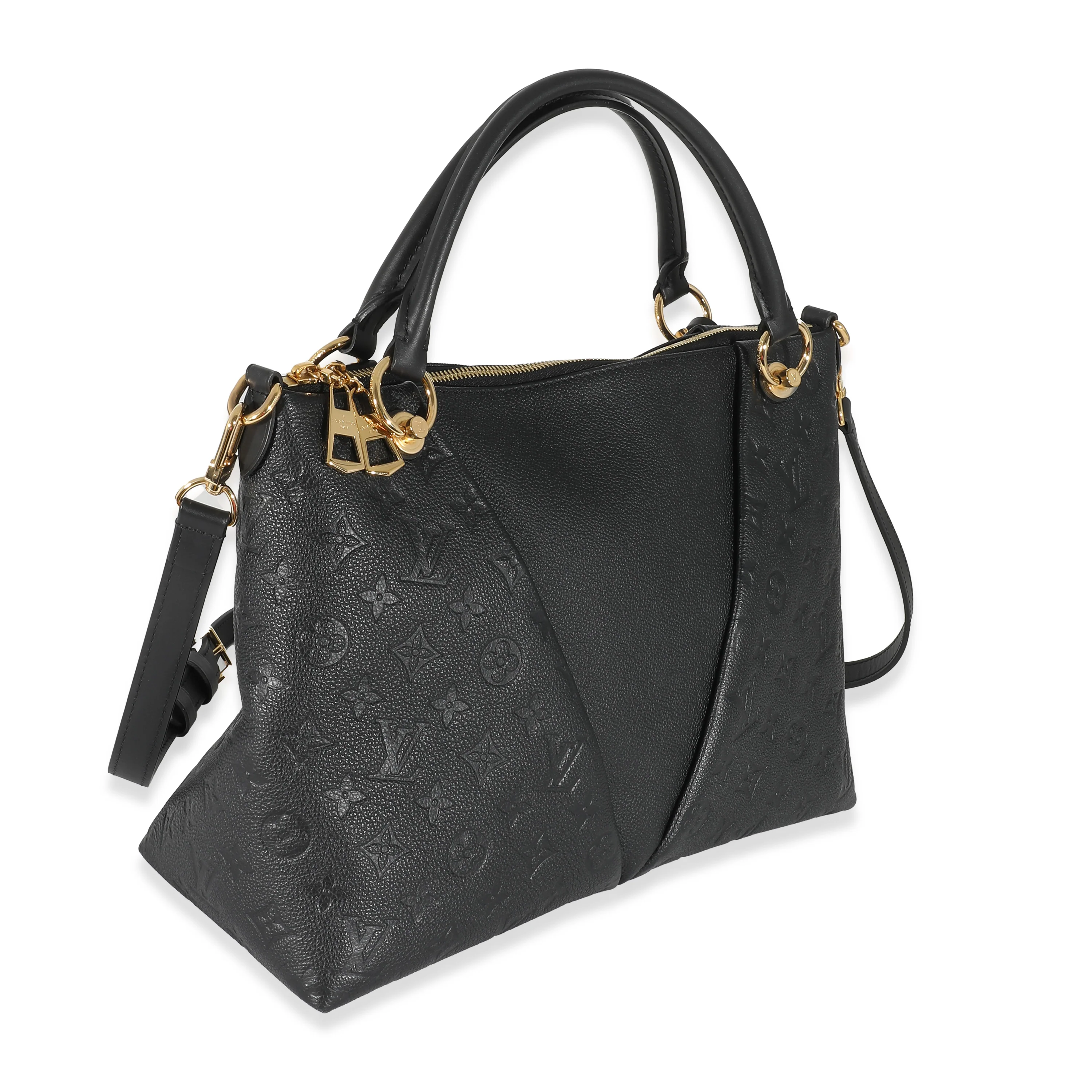 Louis Vuitton Black Monogram Empreinte V Tote MM - Image 8