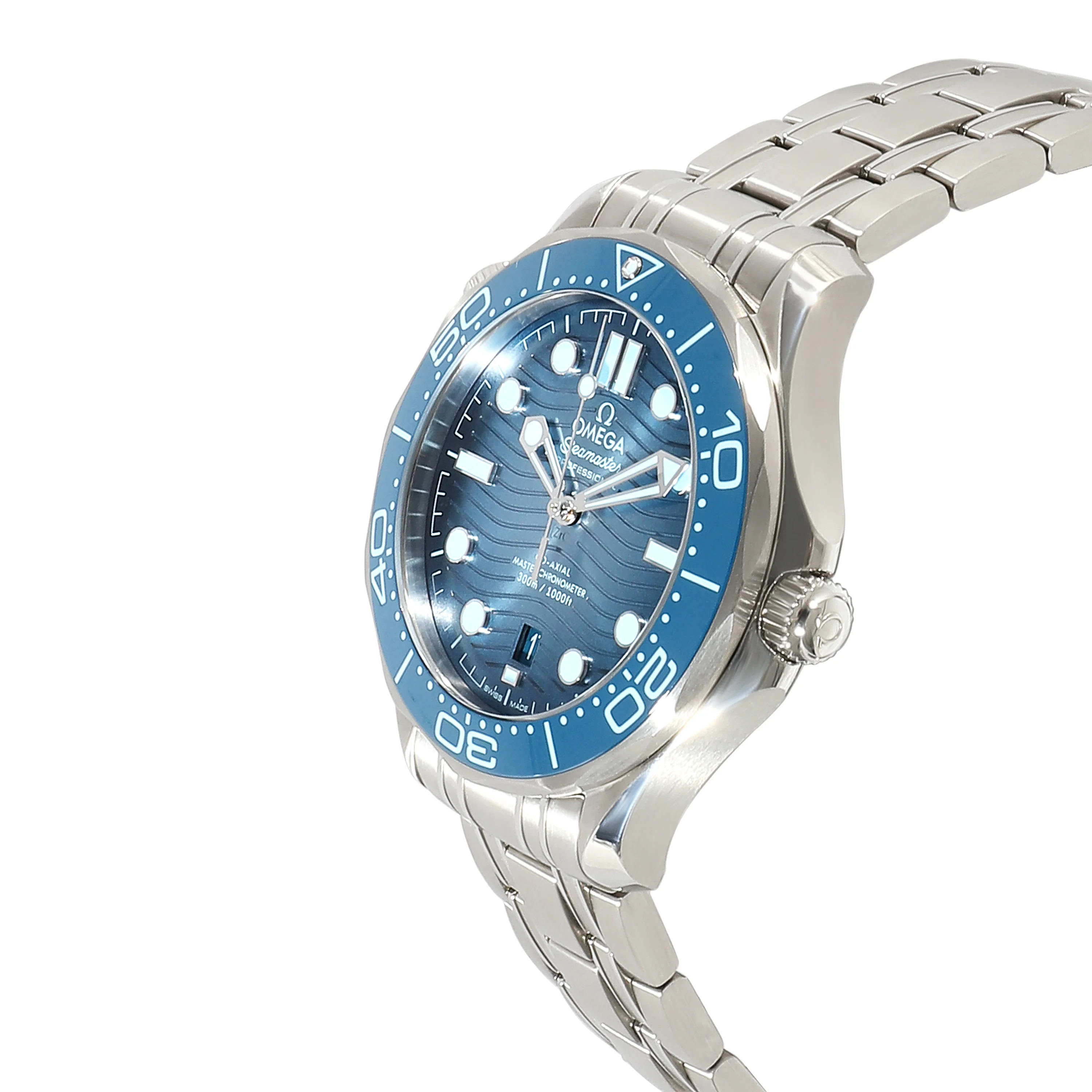 Omega Seamaster Summer Blue 210.30.42.20.03.003 Mens Watch in Stainless Steel - Image 3
