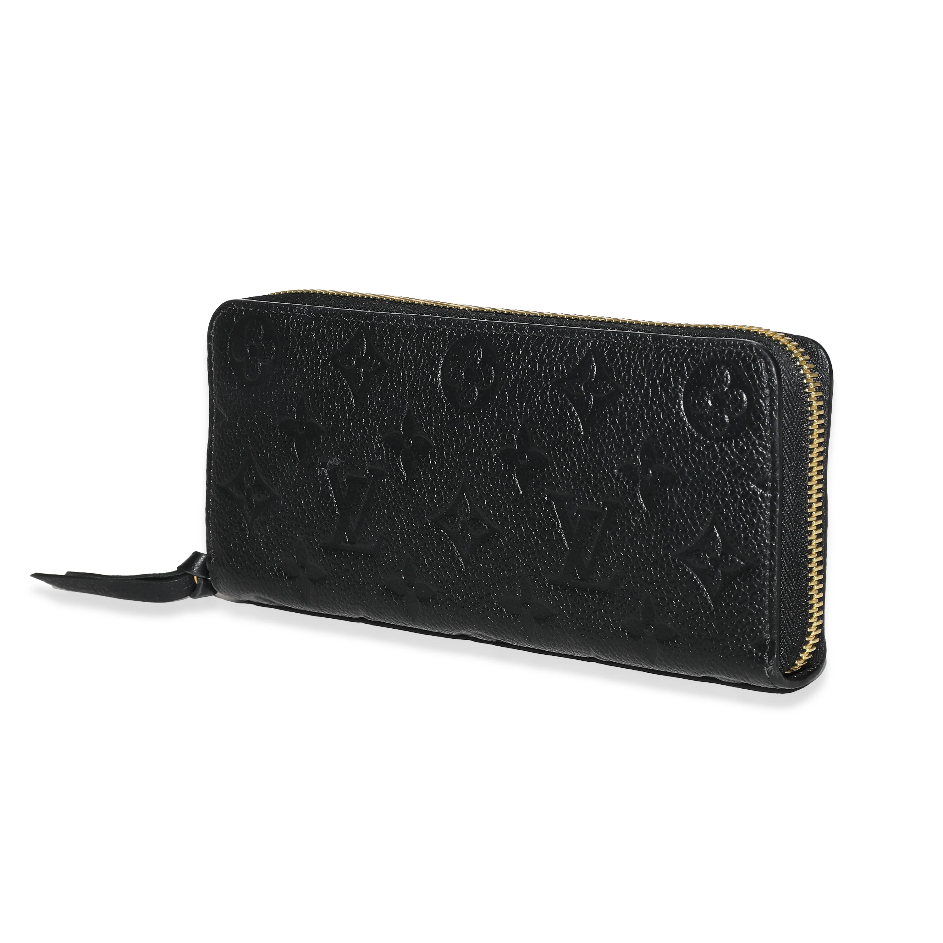 Louis Vuitton Black Monogram Empreinte Clemence Wallet - Image 2
