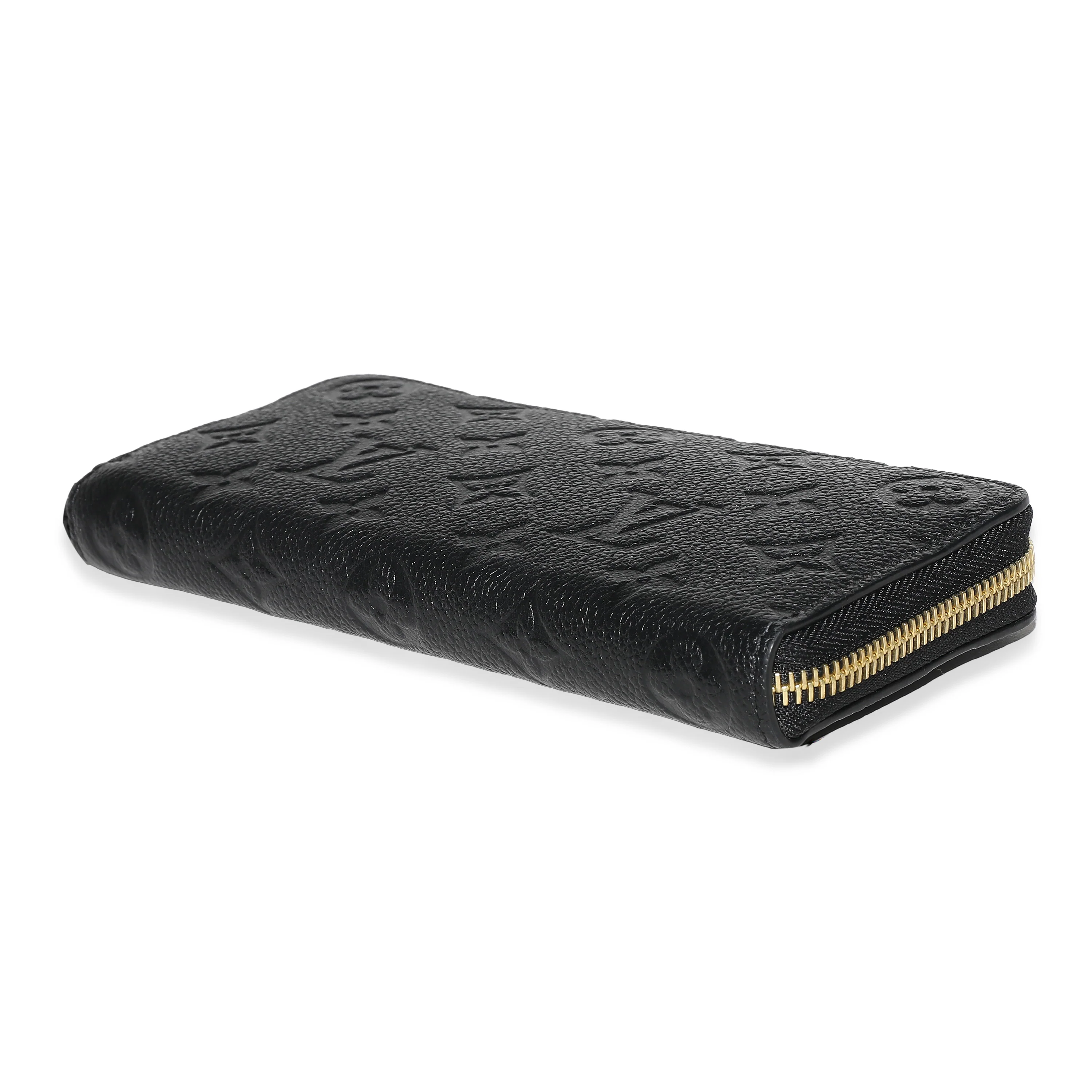 Louis Vuitton Black Monogram Empreinte Clemence Wallet - Image 6