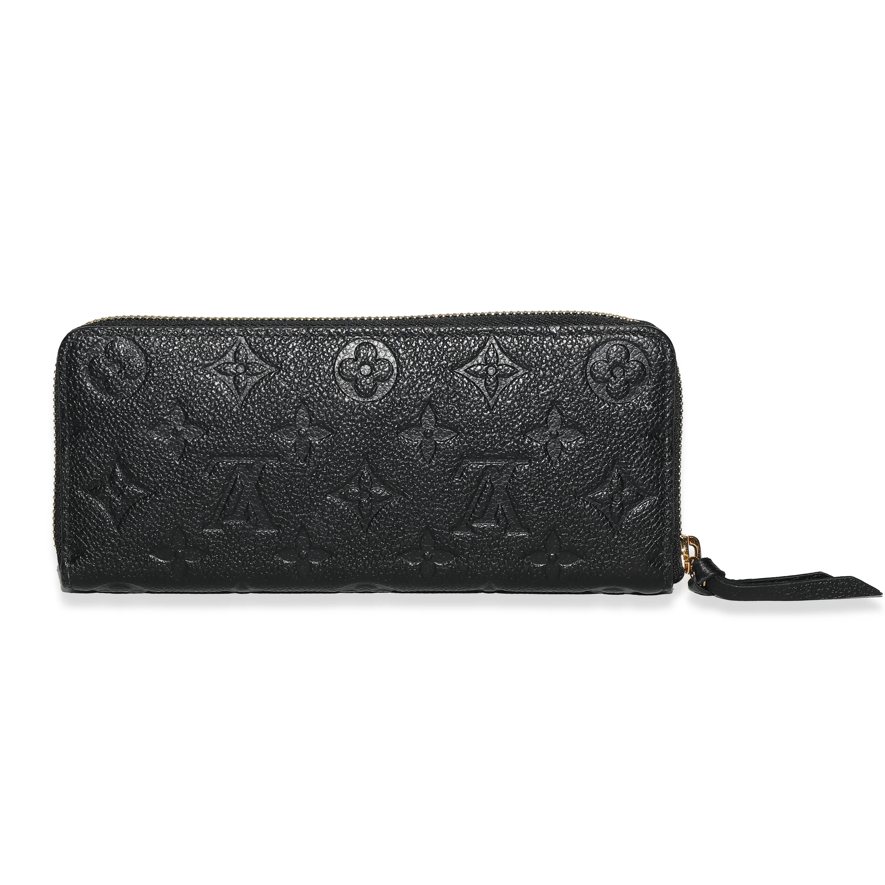 Louis Vuitton Black Monogram Empreinte Clemence Wallet - Image 7