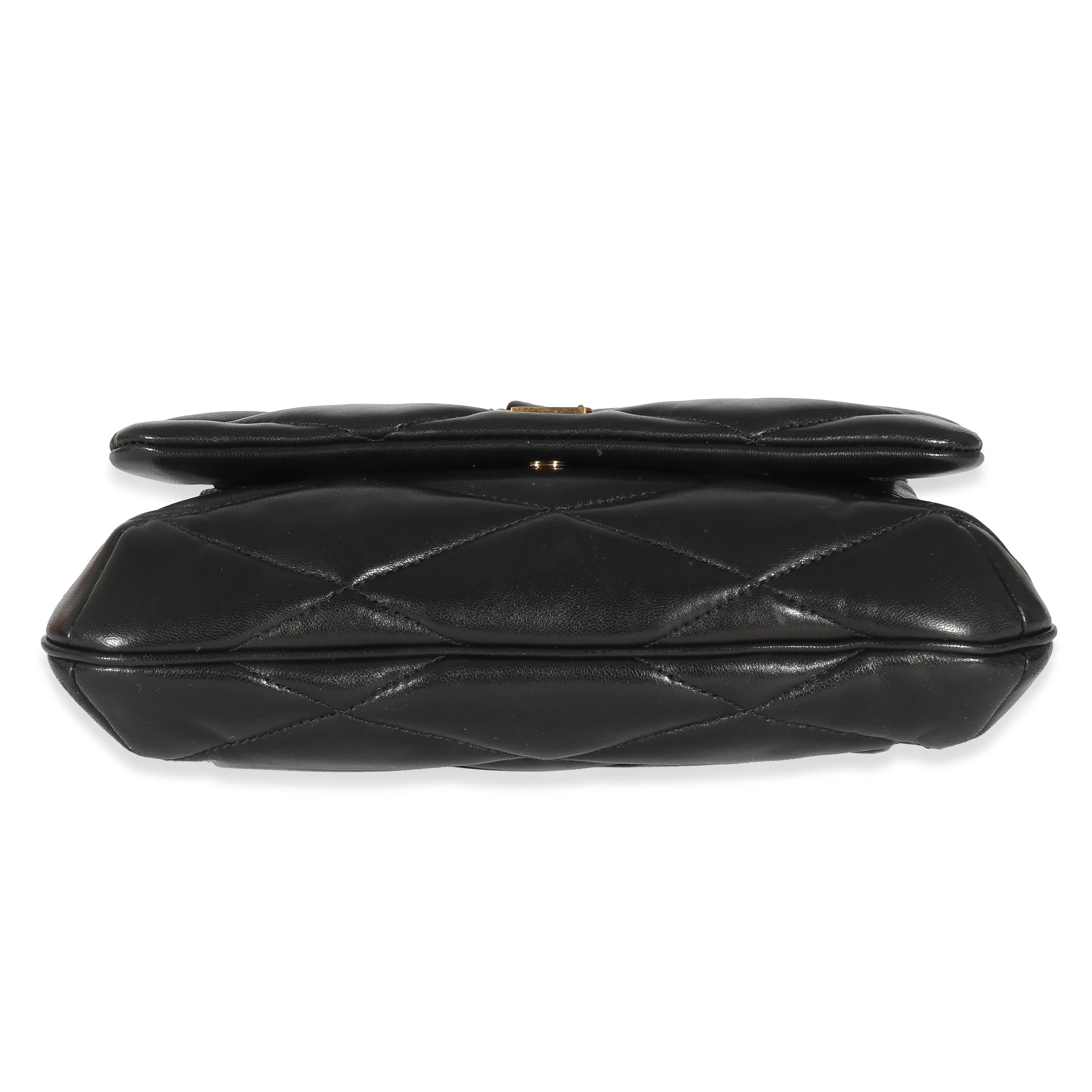Saint Laurent Black Quilted Lambskin Le 57 Hobo - Image 4
