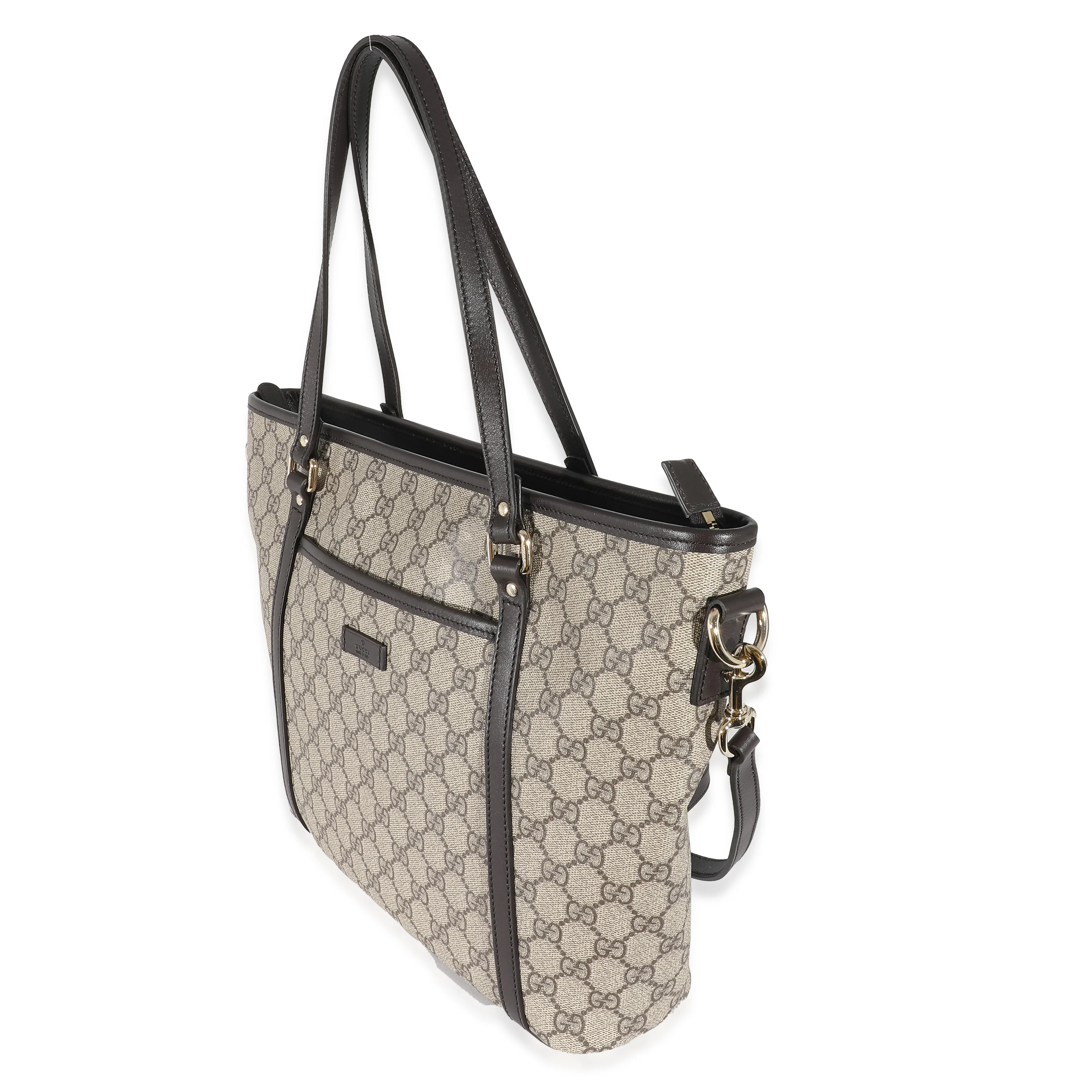 Gucci Beige GG Supreme Medium Joy Tote - Image 2