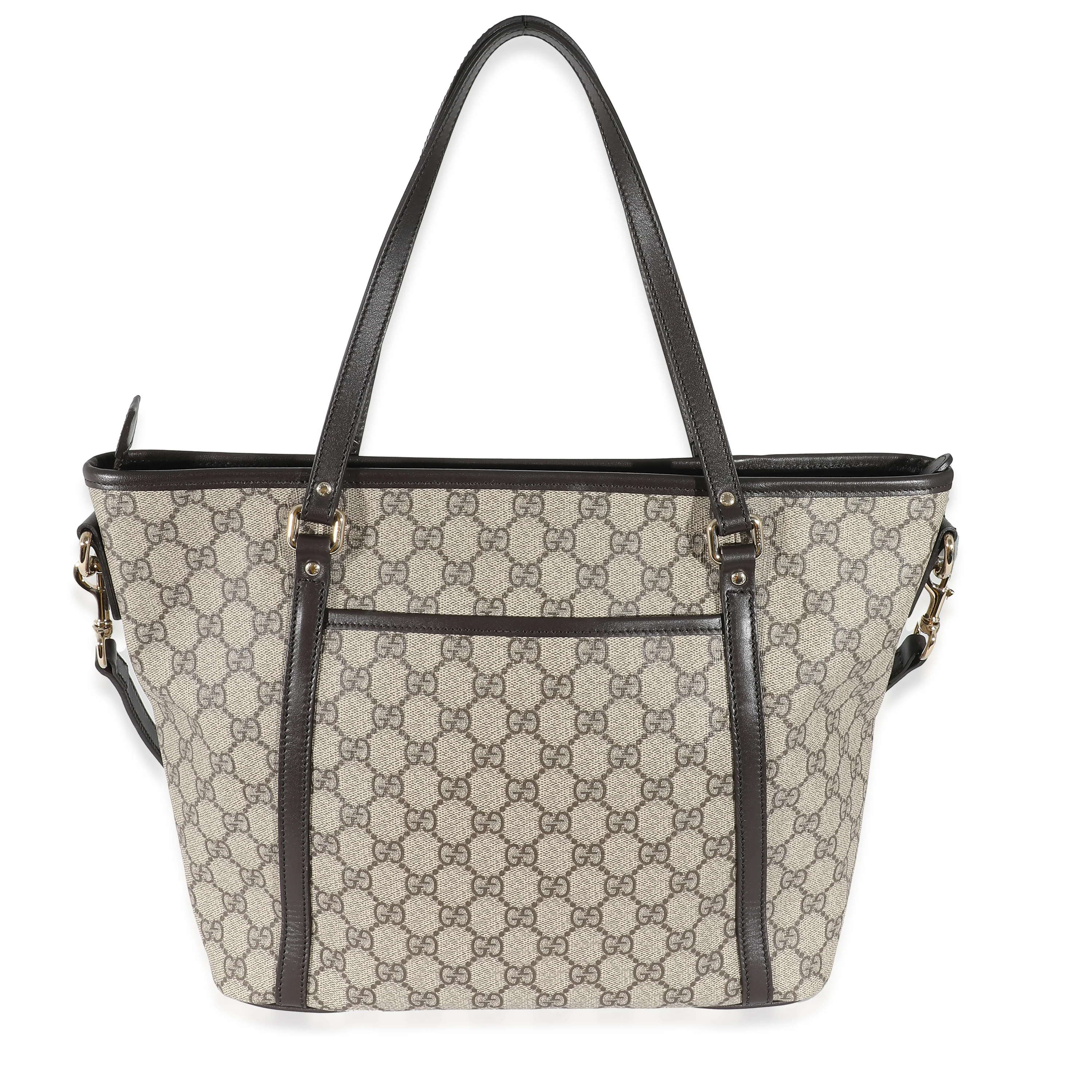 Gucci Beige GG Supreme Medium Joy Tote - Image 8