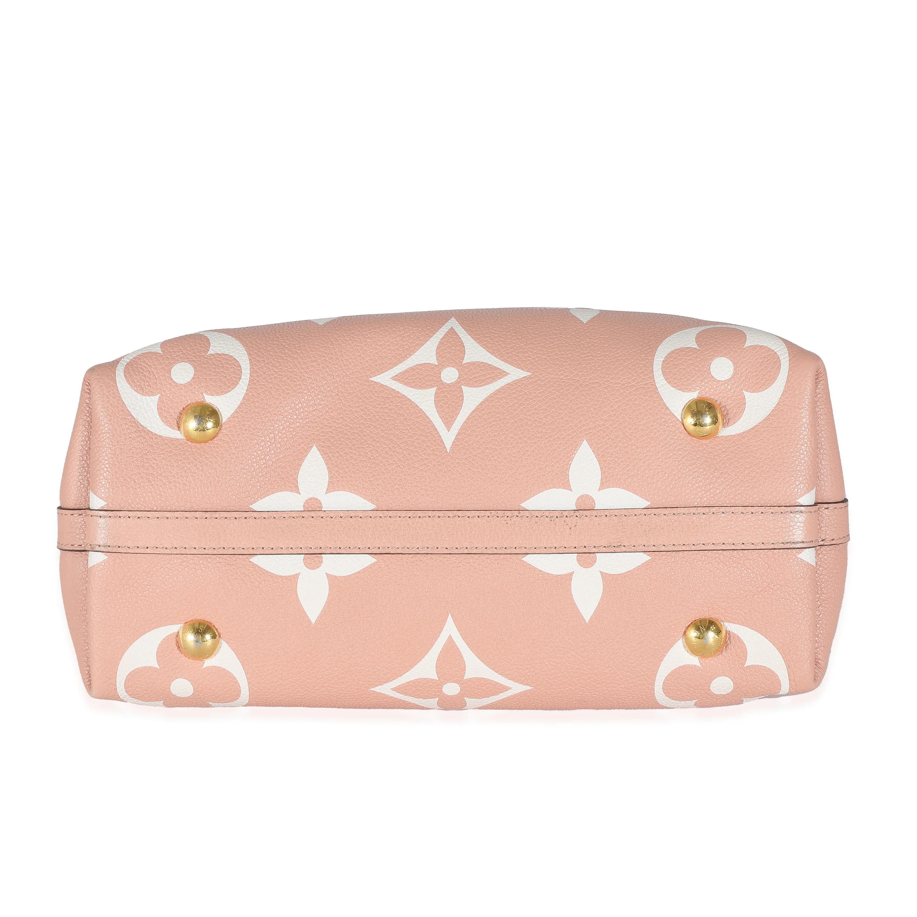 Louis Vuitton Trianon Pink Cream Empreinte Monogram Giant Carryall PM - Image 5
