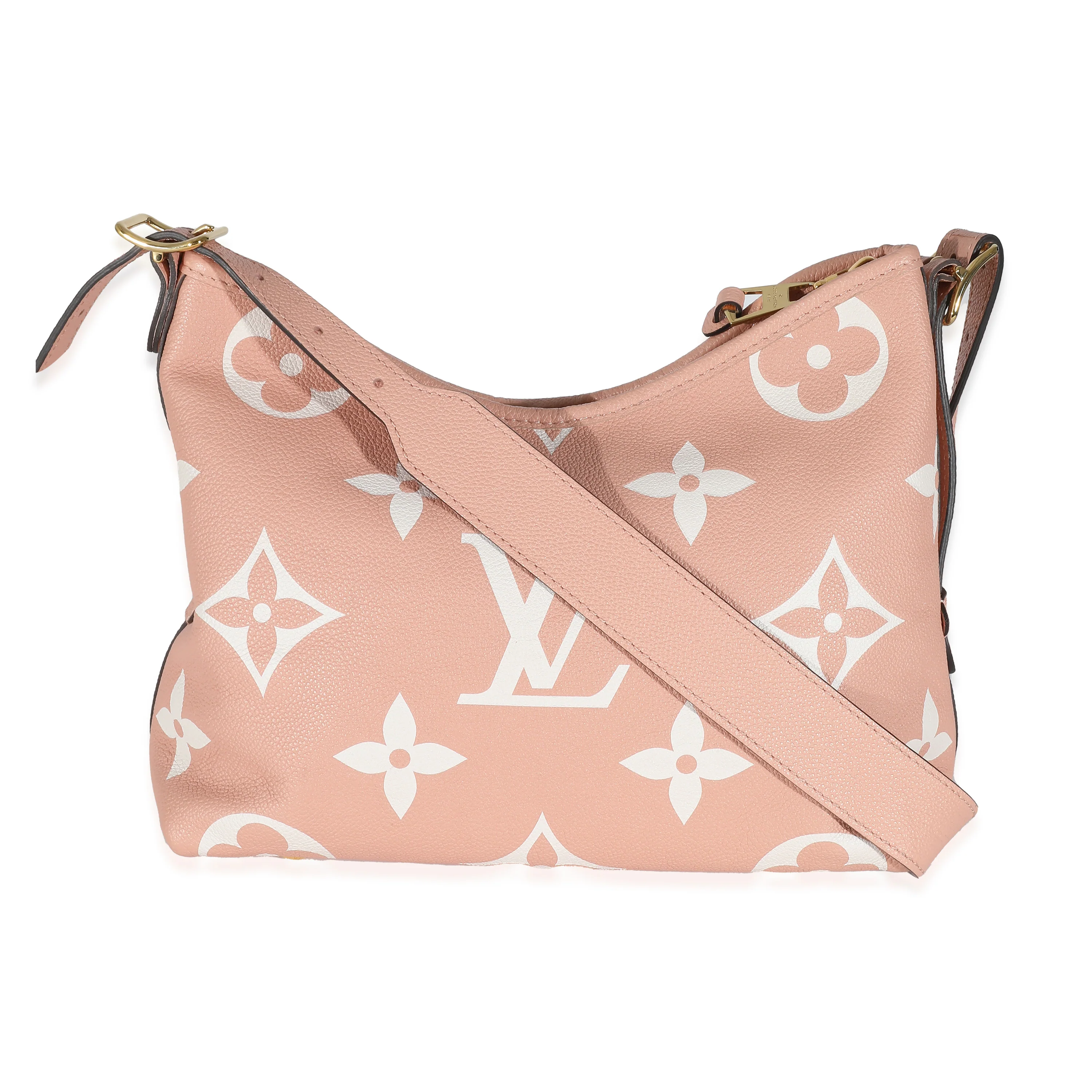 Louis Vuitton Trianon Pink Cream Empreinte Monogram Giant Carryall PM - Image 7
