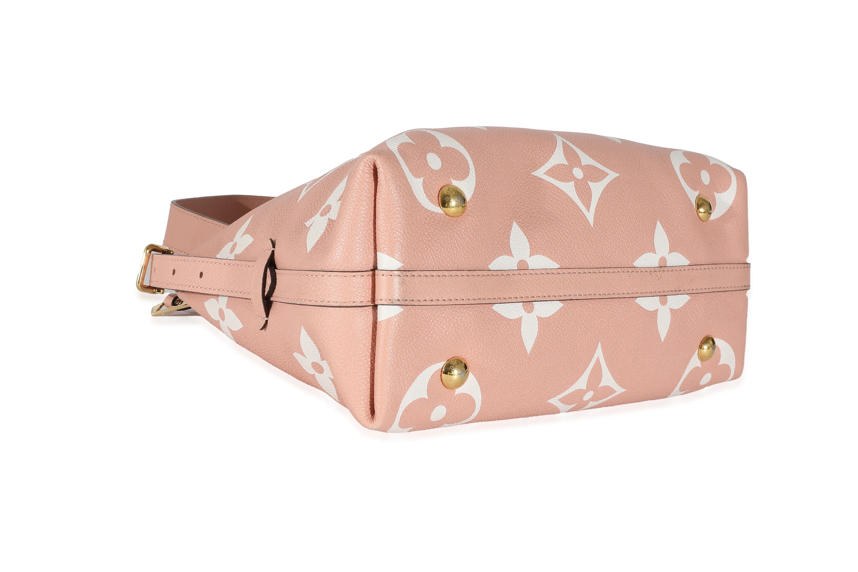 Louis Vuitton Trianon Pink Cream Empreinte Monogram Giant Carryall PM - Image 8
