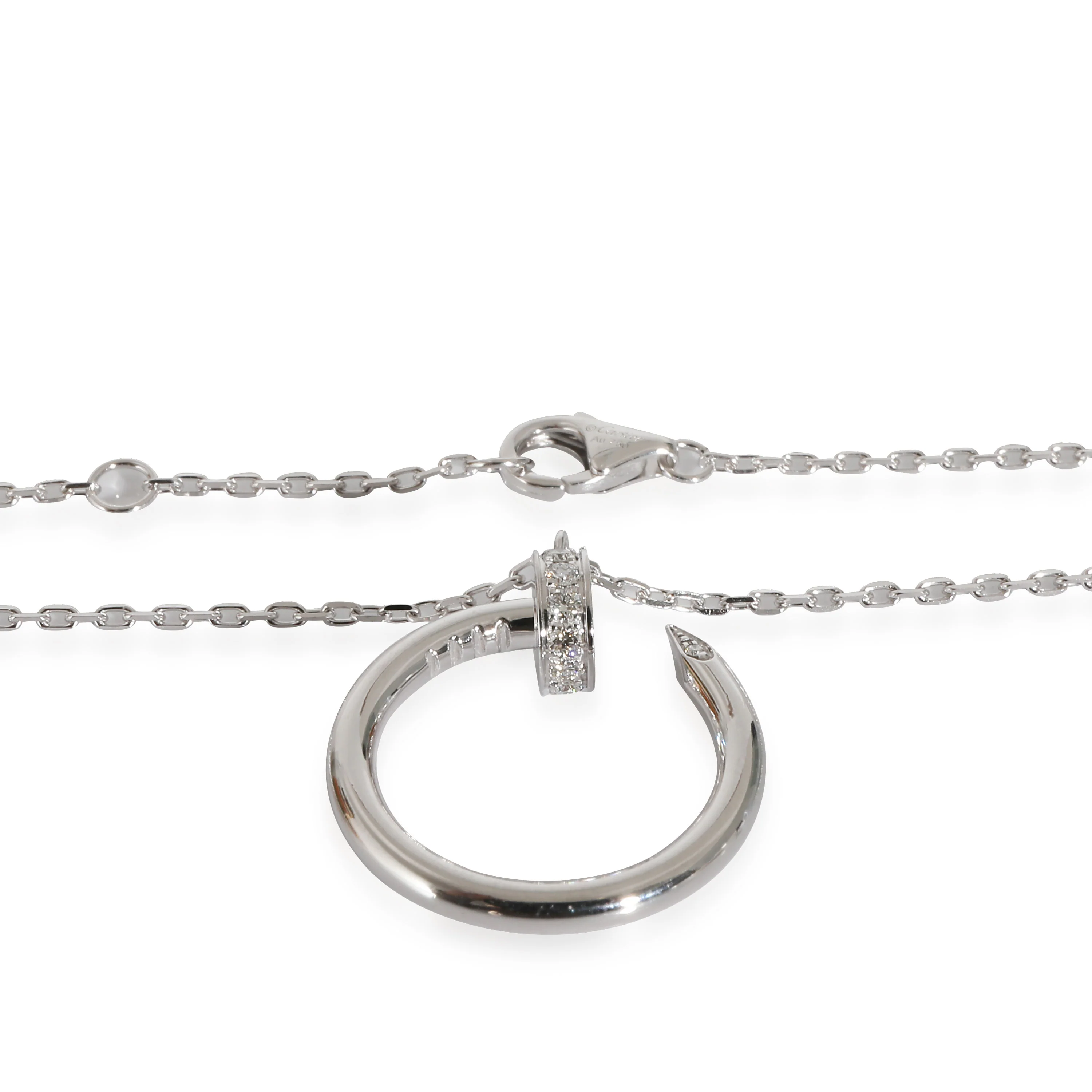 Juste Un Clou Necklace (White Gold) - Image 4