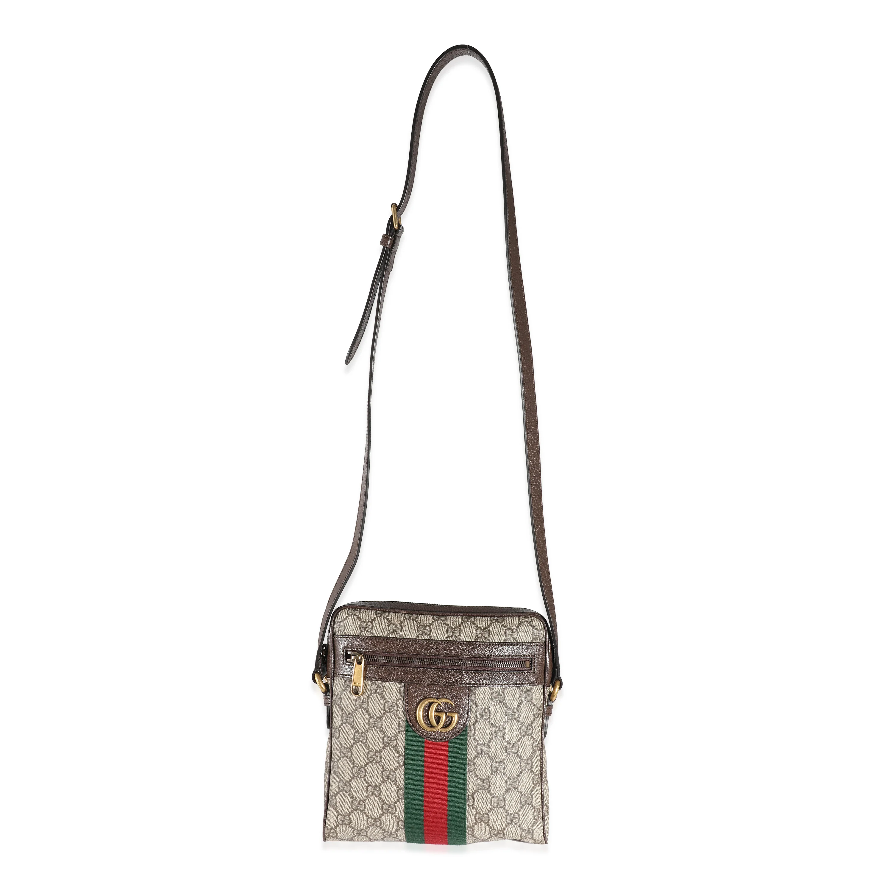 Gucci Beige GG Canvas Small Ophidia Messenger - Image 4