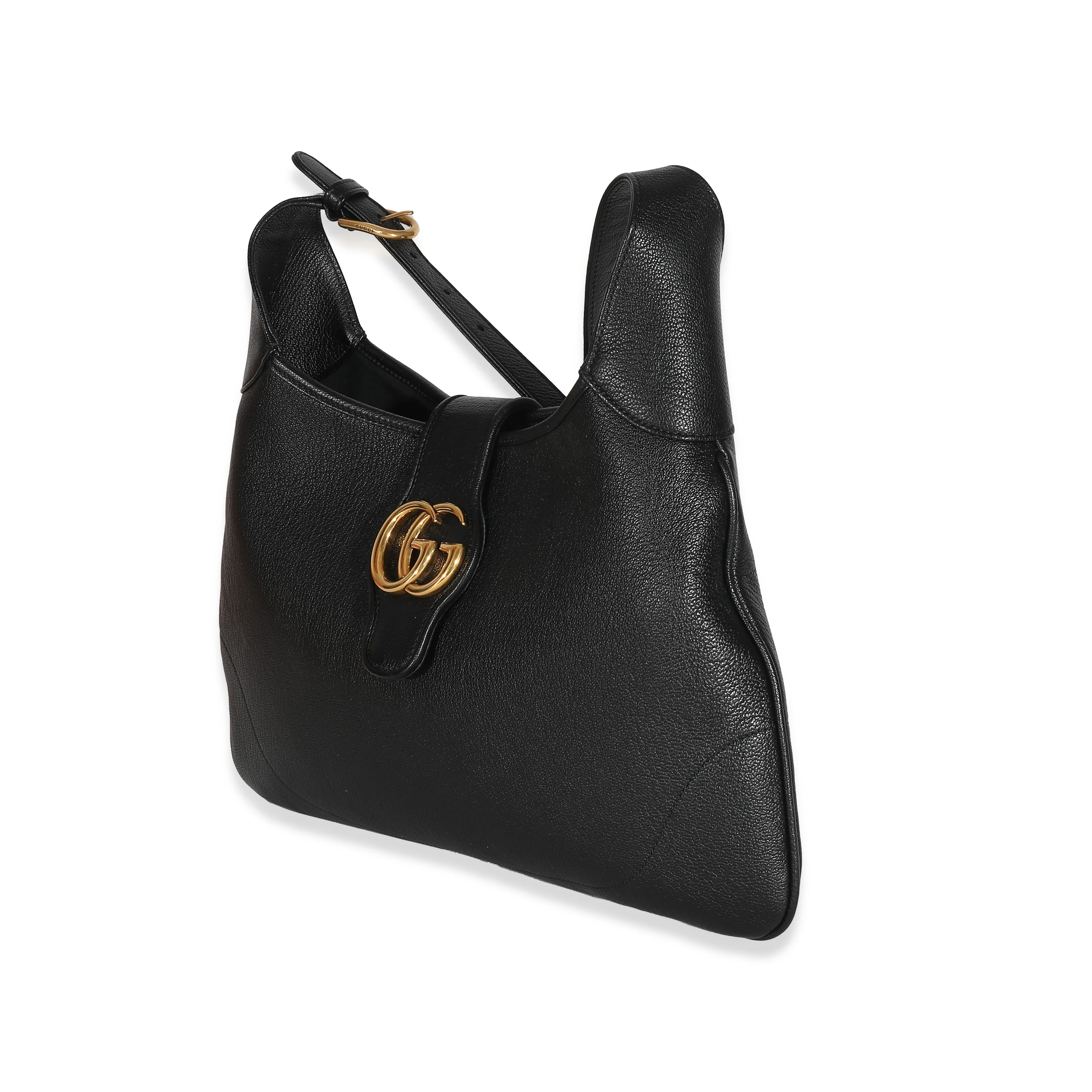 Gucci Black Leather Medium Aphrodite Shoulder Bag - Image 2