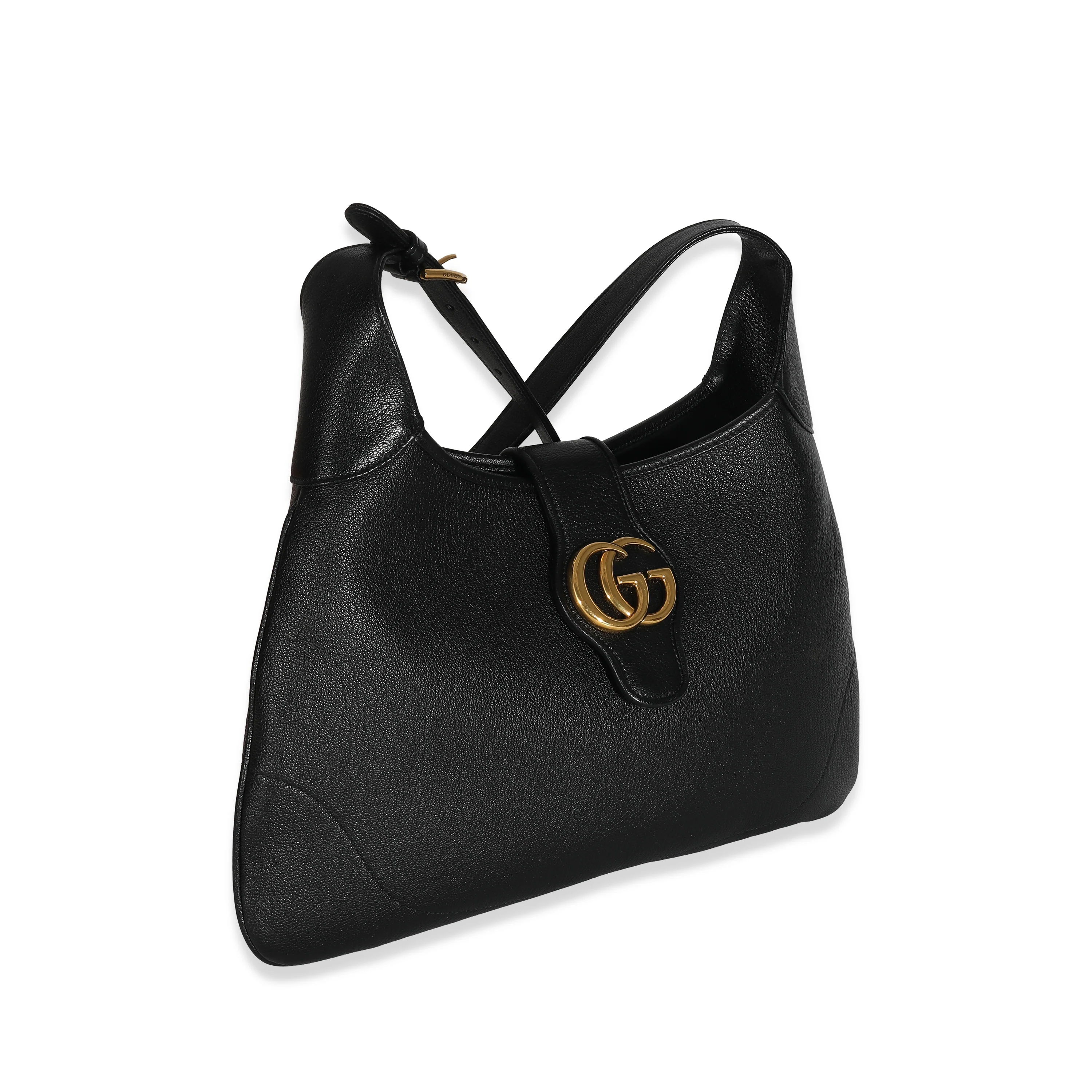 Gucci Black Leather Medium Aphrodite Shoulder Bag - Image 8