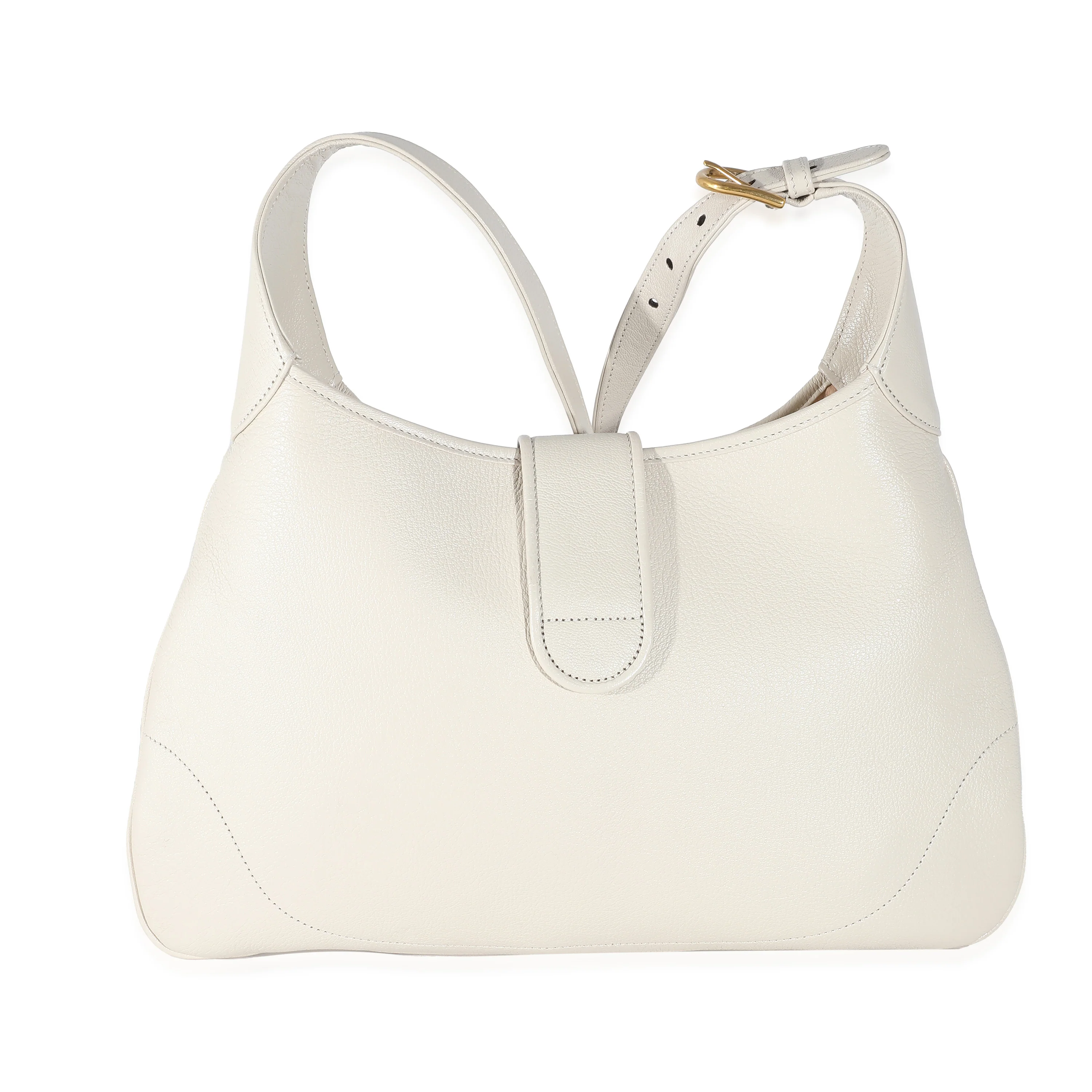 Gucci White Leather Medium Aphrodite Shoulder Bag - Image 3