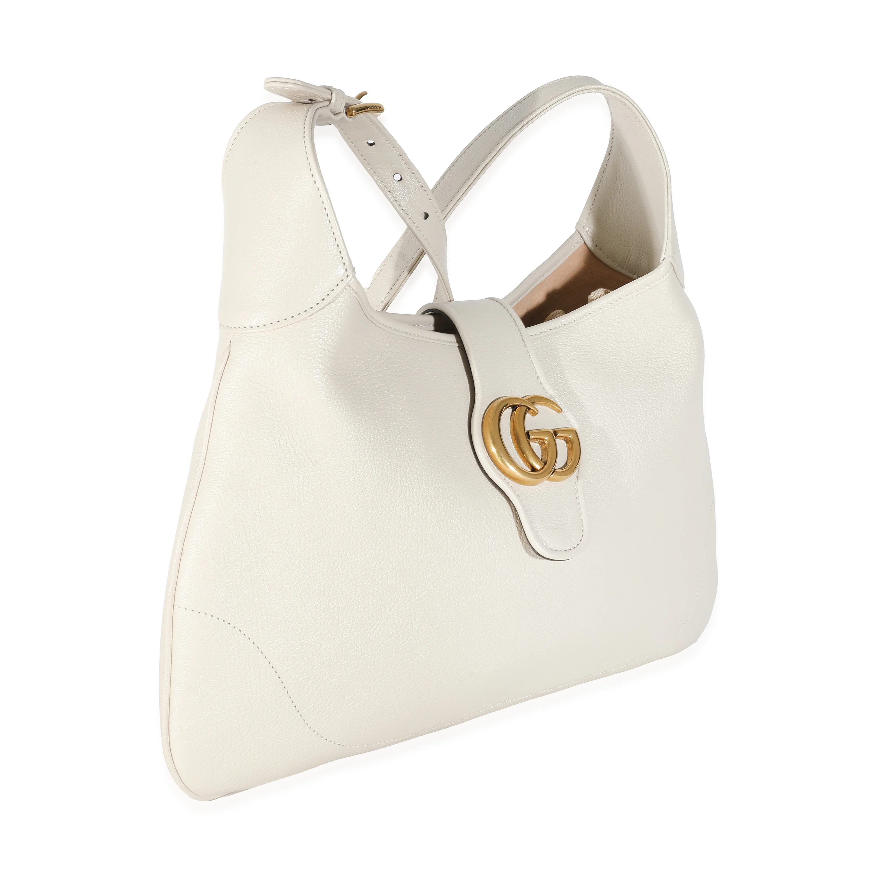 Gucci White Leather Medium Aphrodite Shoulder Bag - Image 8