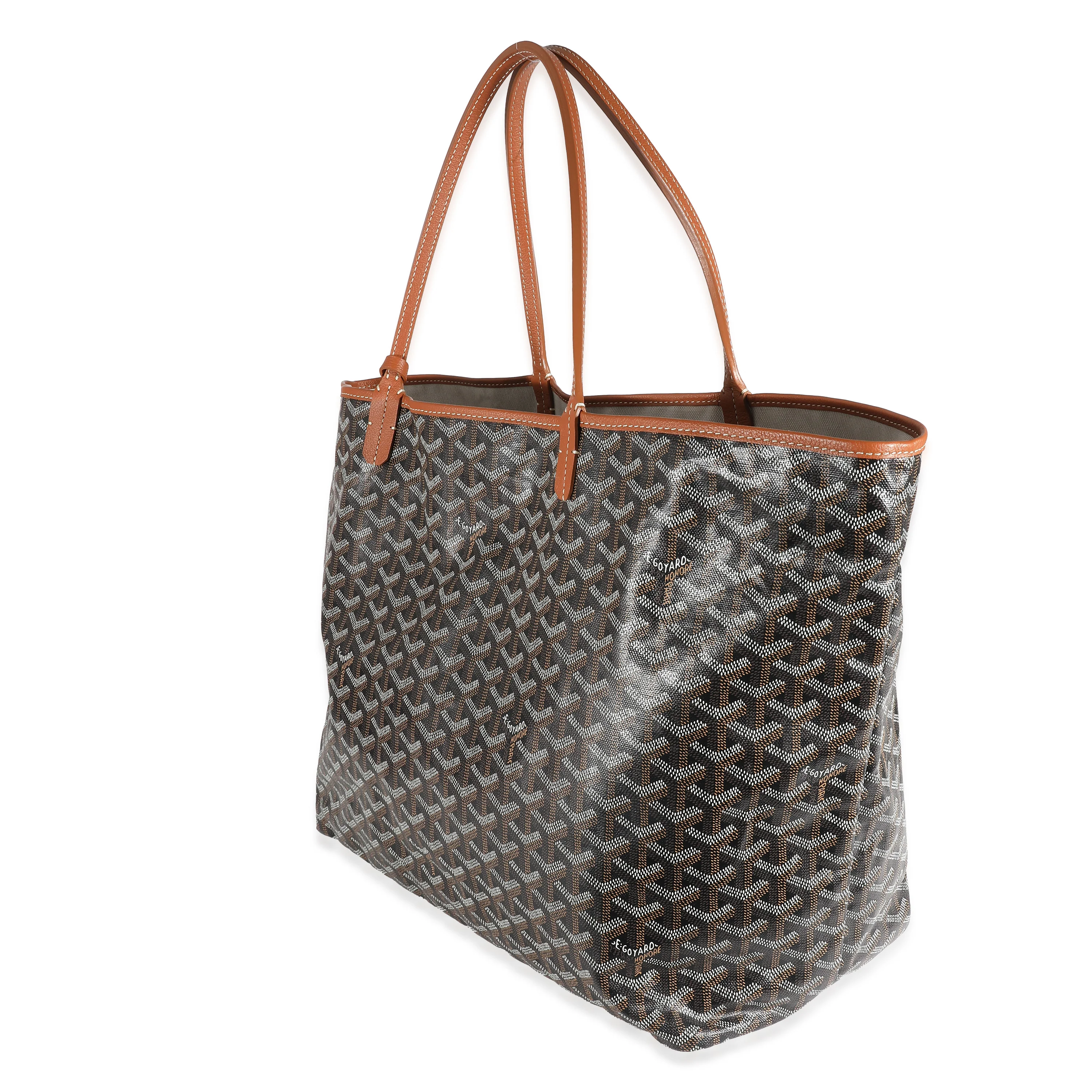 Goyard Black Gold Goyardine Canvas Saint Louis GM - Image 2