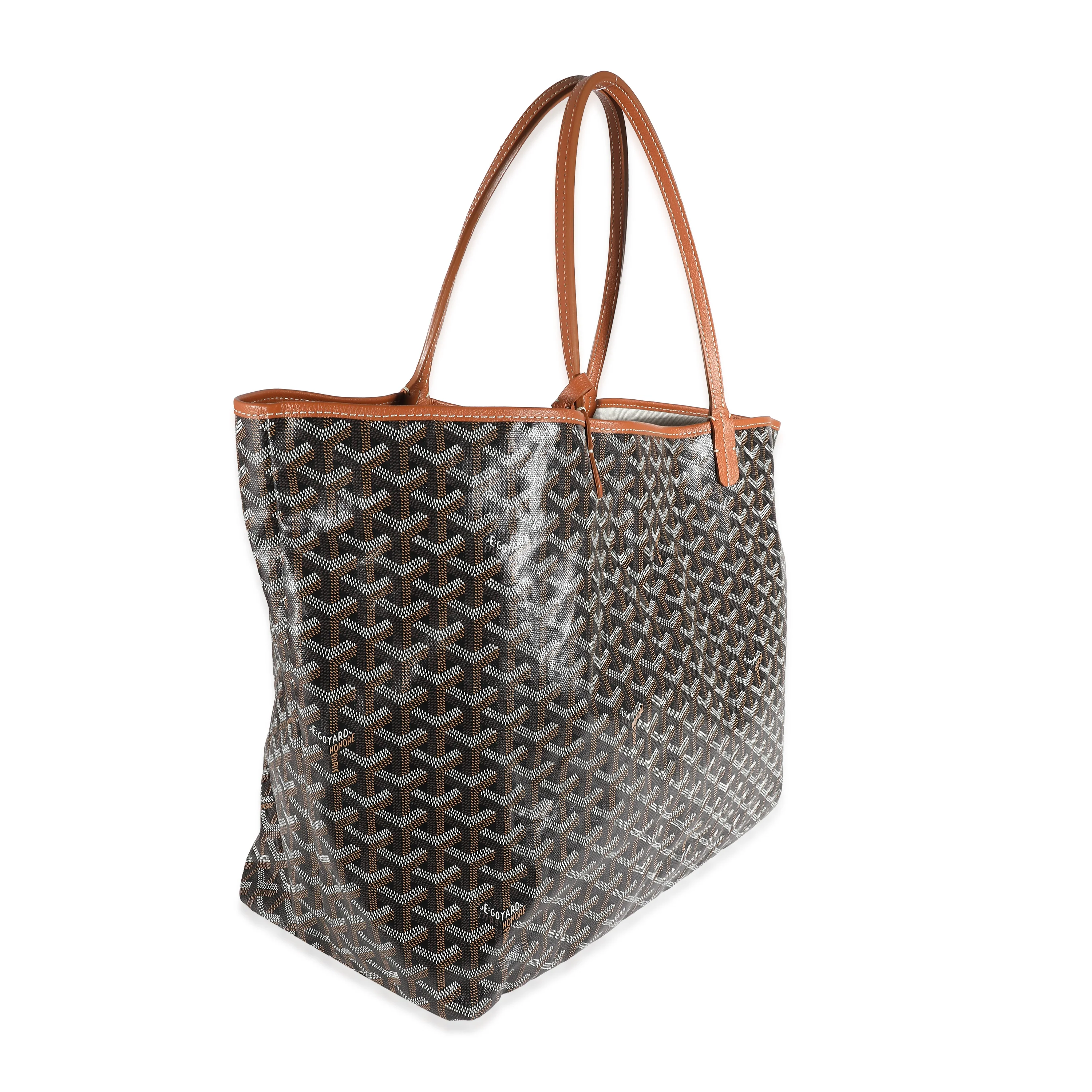 Goyard Black Gold Goyardine Canvas Saint Louis GM - Image 8