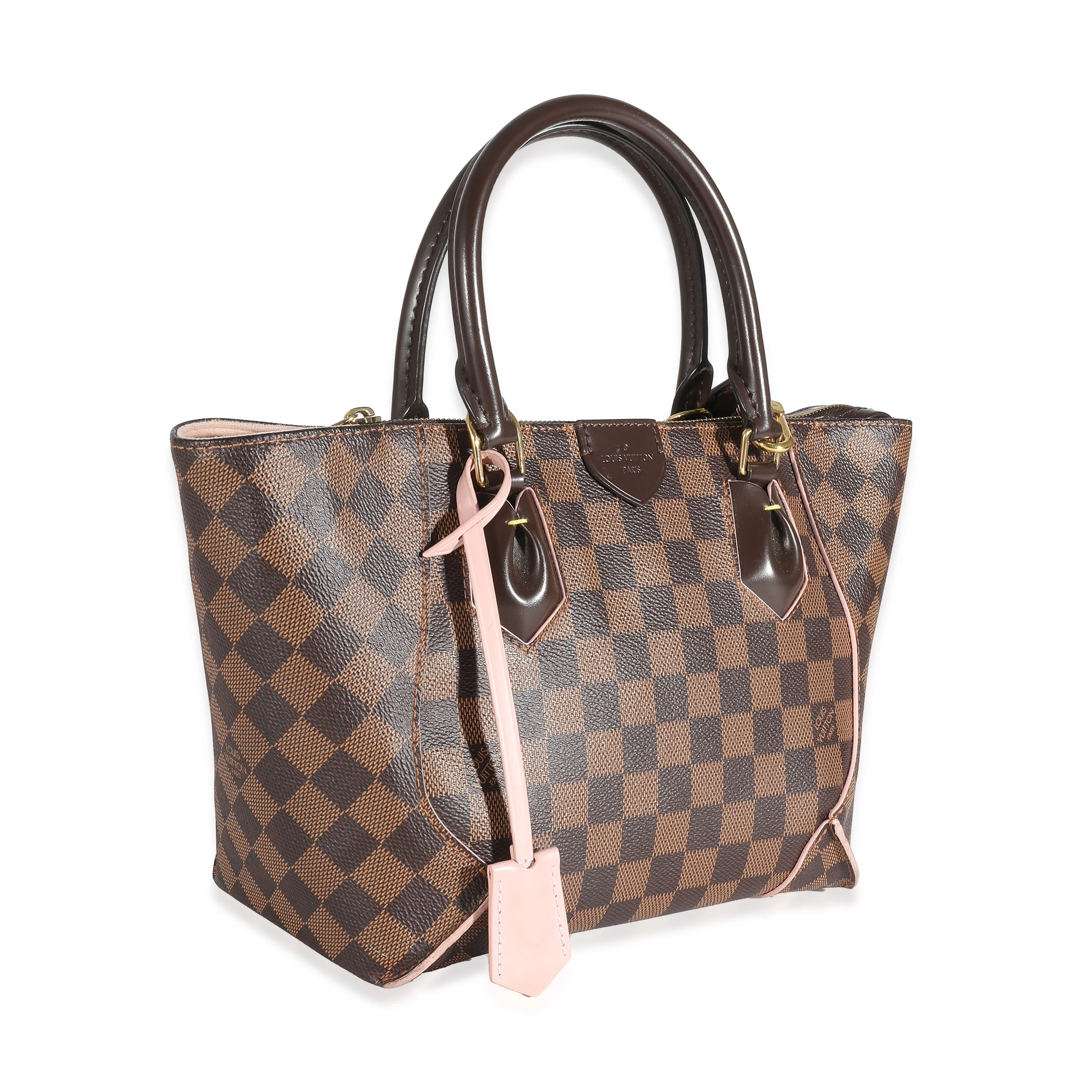 Louis Vuitton Rose Ballerine Damier Ebene Canvas Caissa PM - Image 3