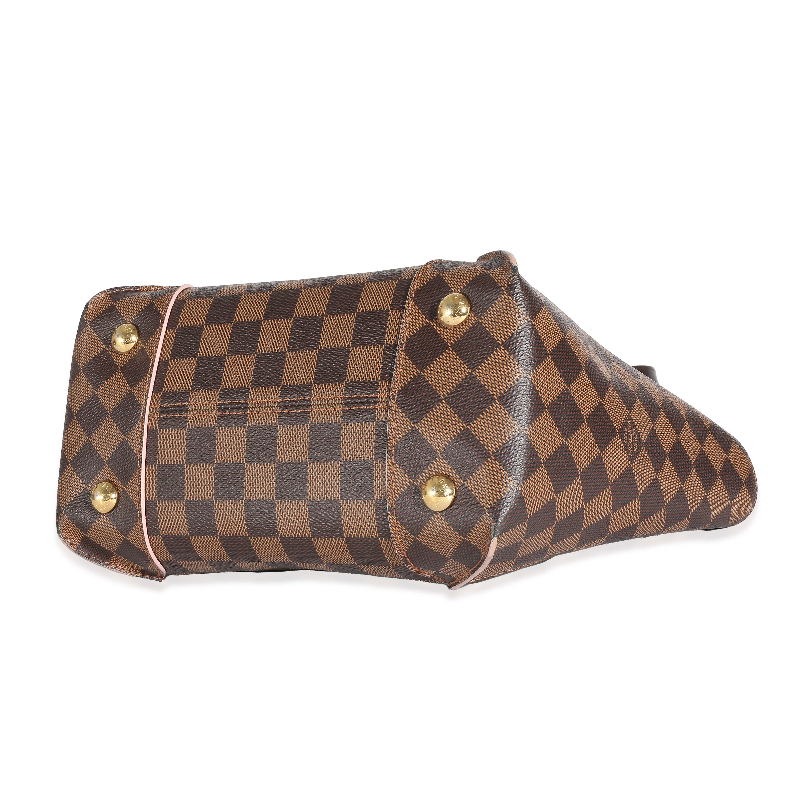 Louis Vuitton Rose Ballerine Damier Ebene Canvas Caissa PM - Image 4